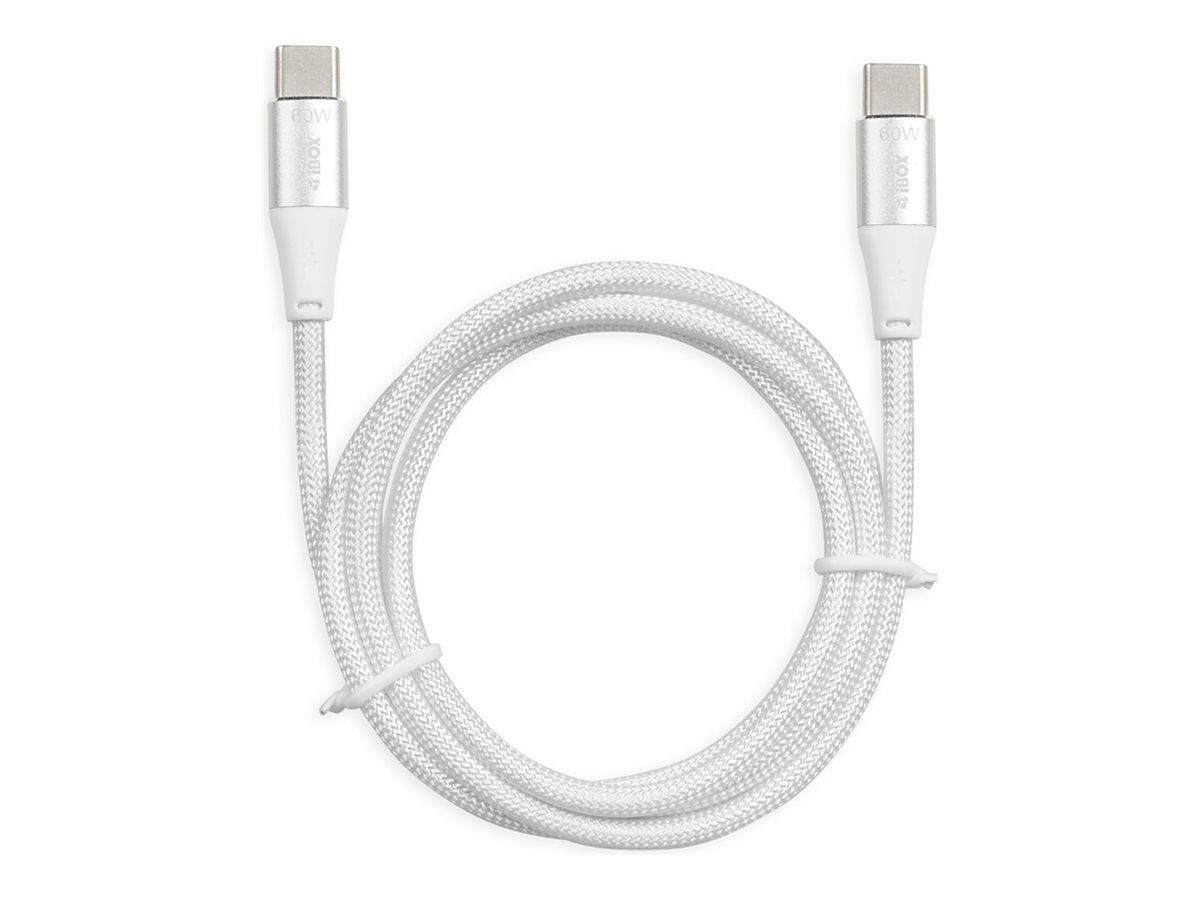 iBOX USB 2.0 USB Type-C kabel 1m Hvid