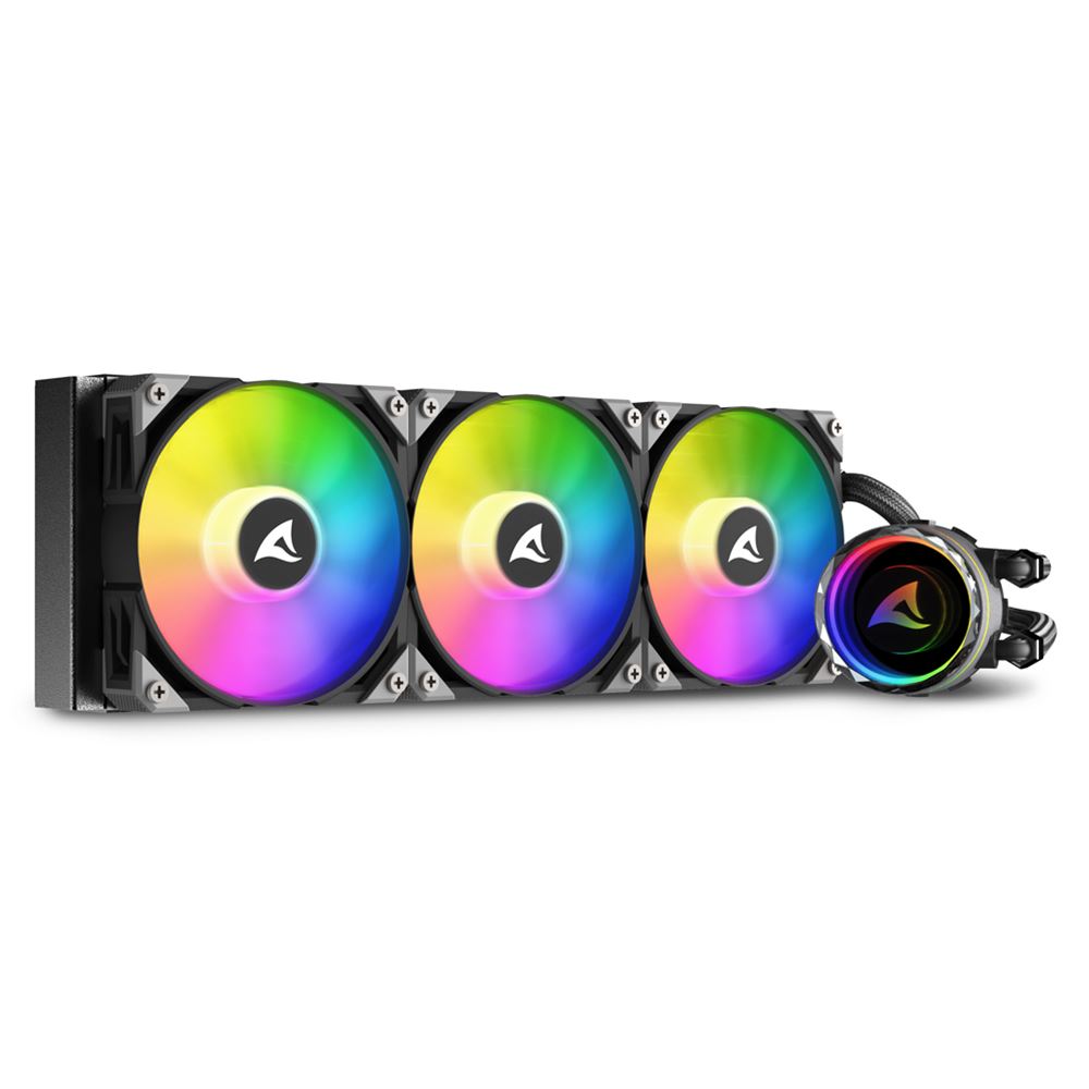 SHARKOON S90 - Water cooler - RGB - AIO - 360 MM