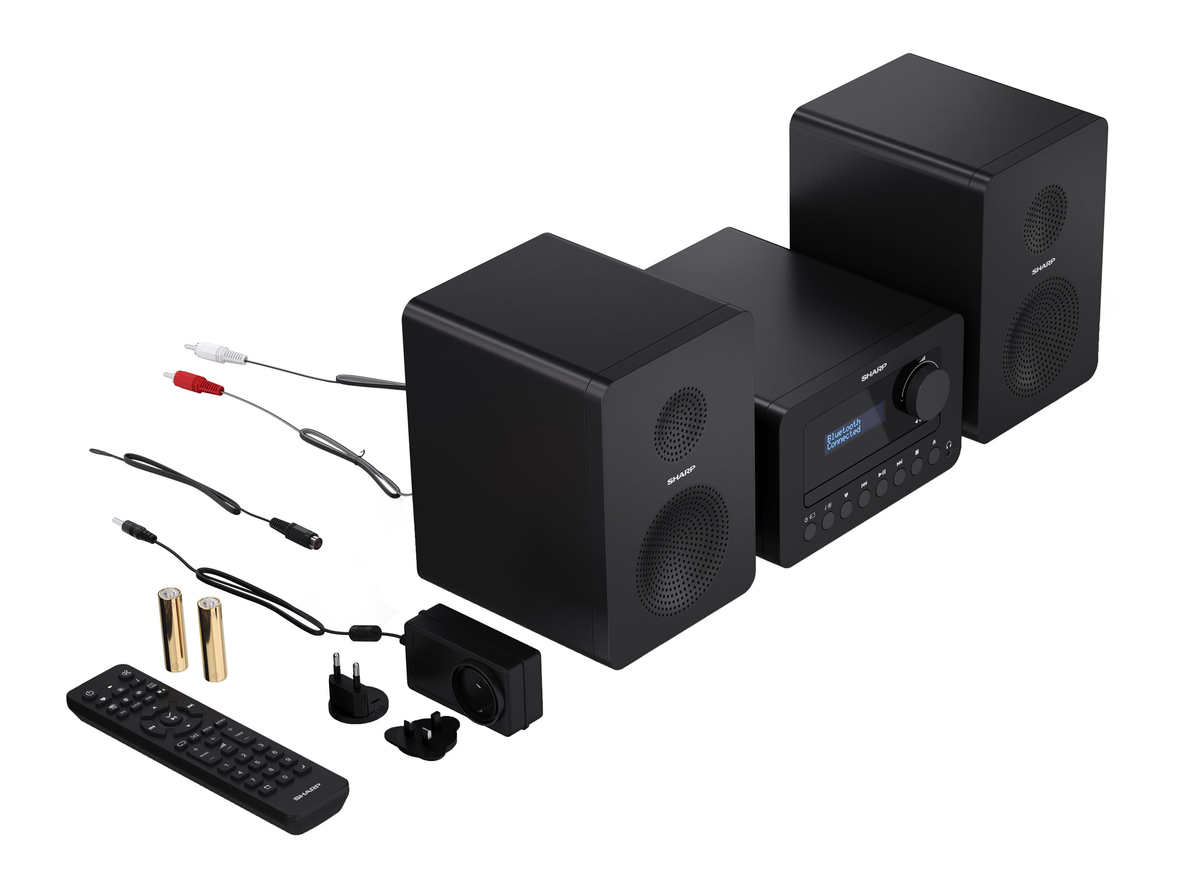 Sharp XL-B520D DAB+ radio Digital afspiller Radio Cd-spiller Bluetooth-audiomodtager