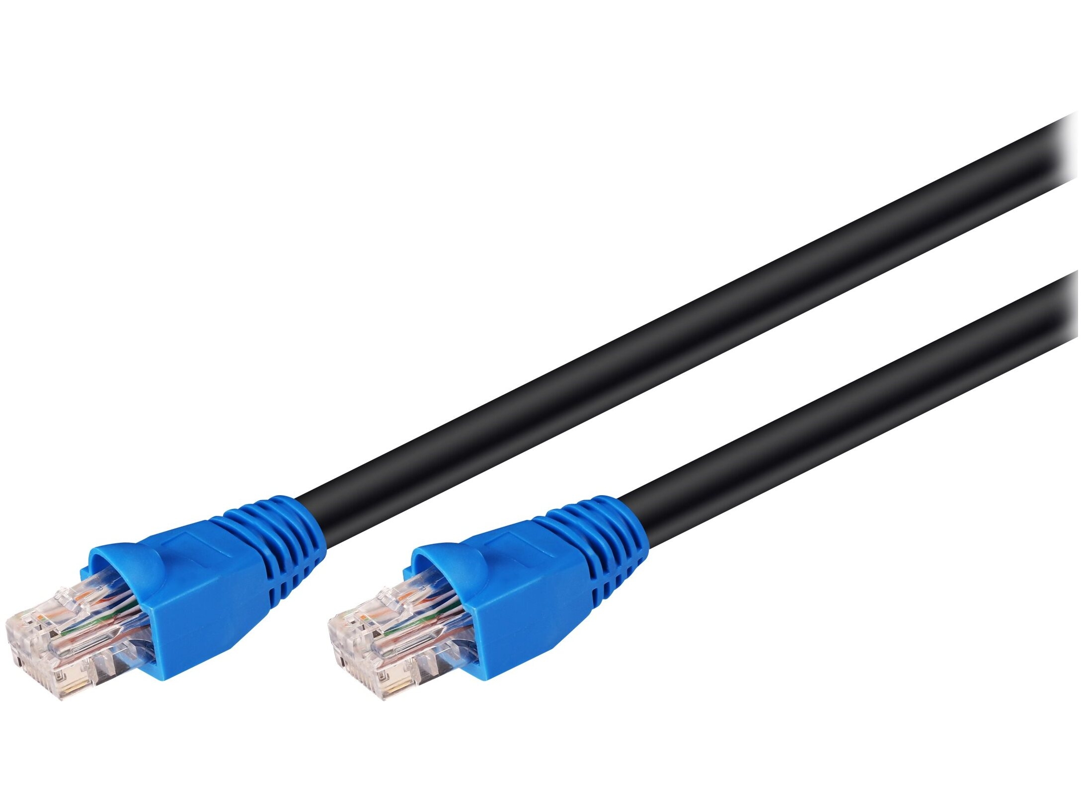 Goobay RJ45 CAT 8.1 S/FTP CU LSZH 1m Hvid