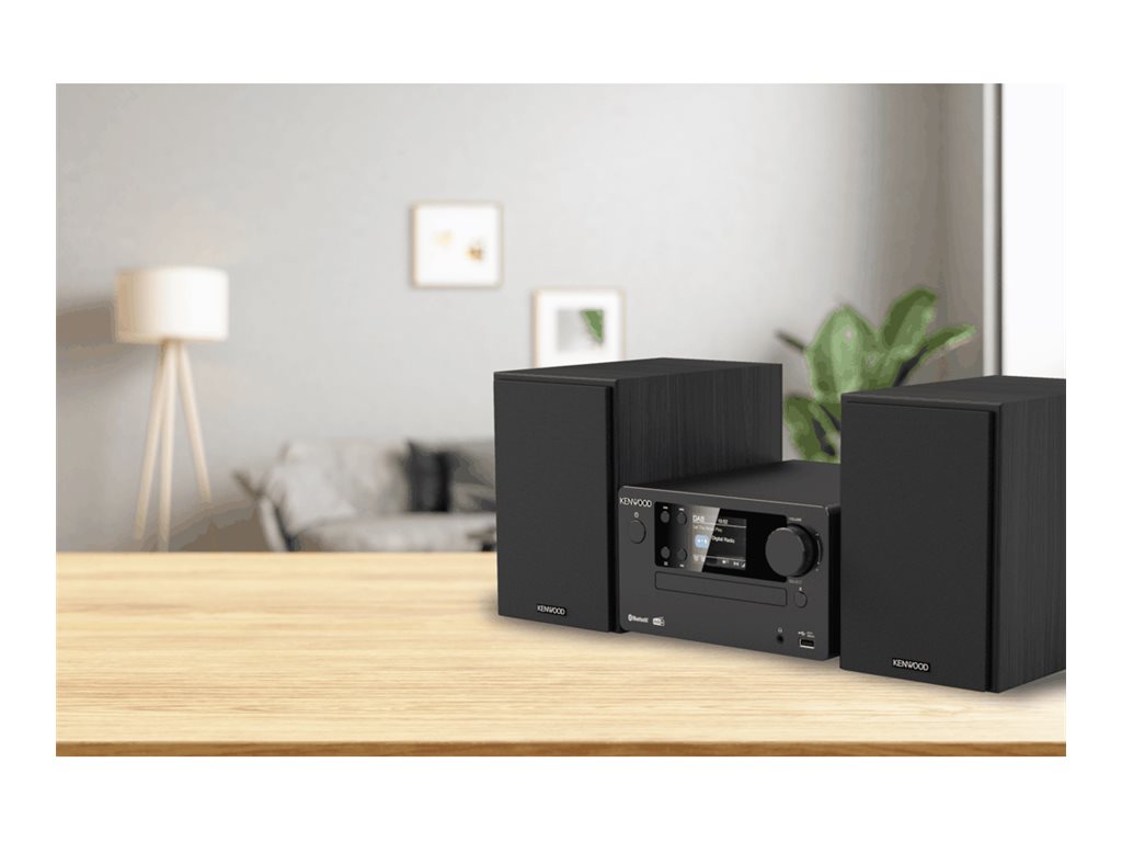 Kenwood M-725DAB-B DAB radio Cd / MP3-afspiller Digital afspiller Radio Bluetooth-audiomodtager 50Watt