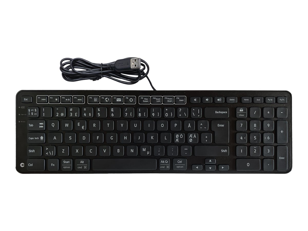 Contour Balance Tastatur Kablet Pan Nordic