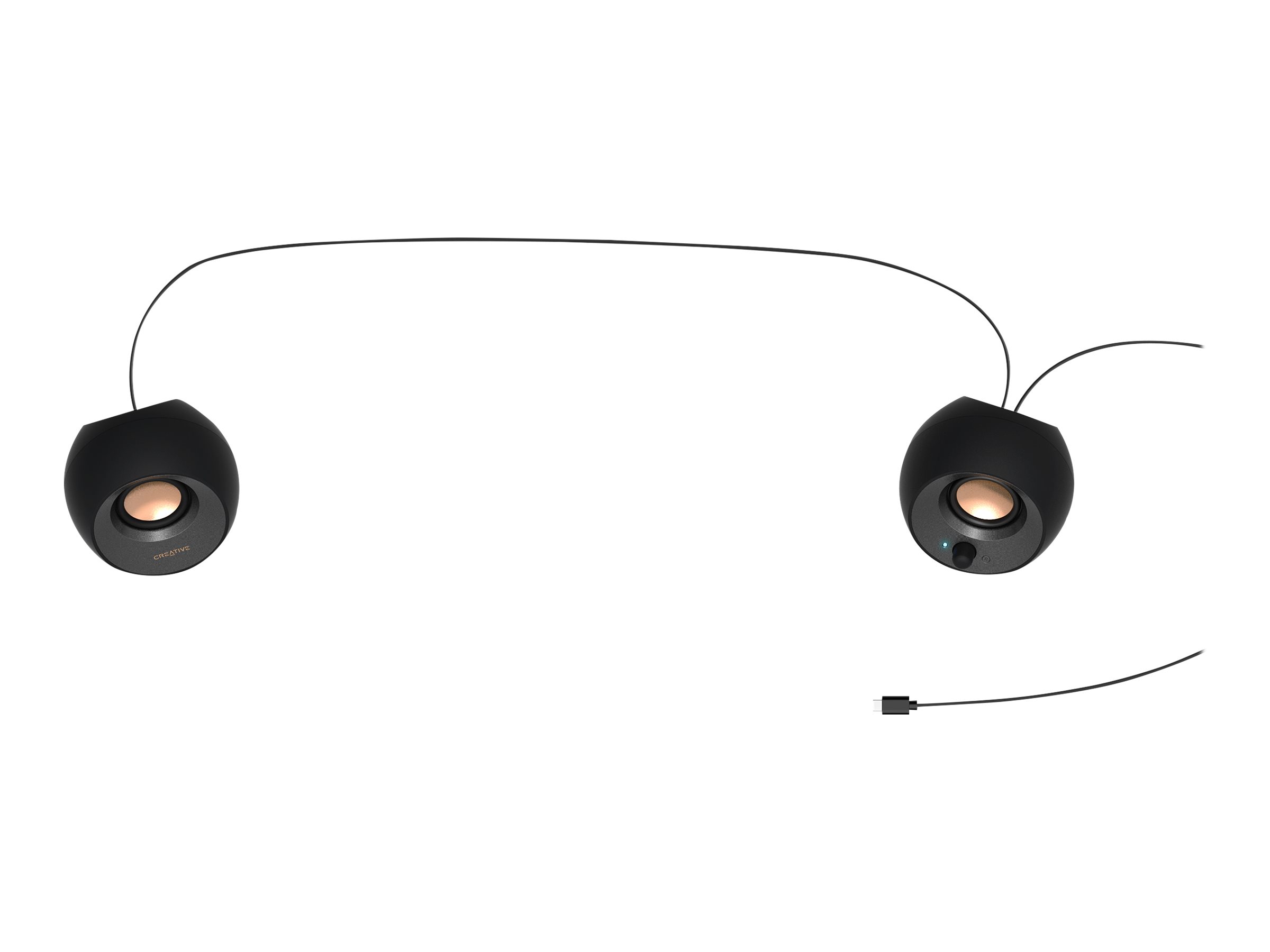 Creative Pebble V3 2.0-kanal Højttalere Sort