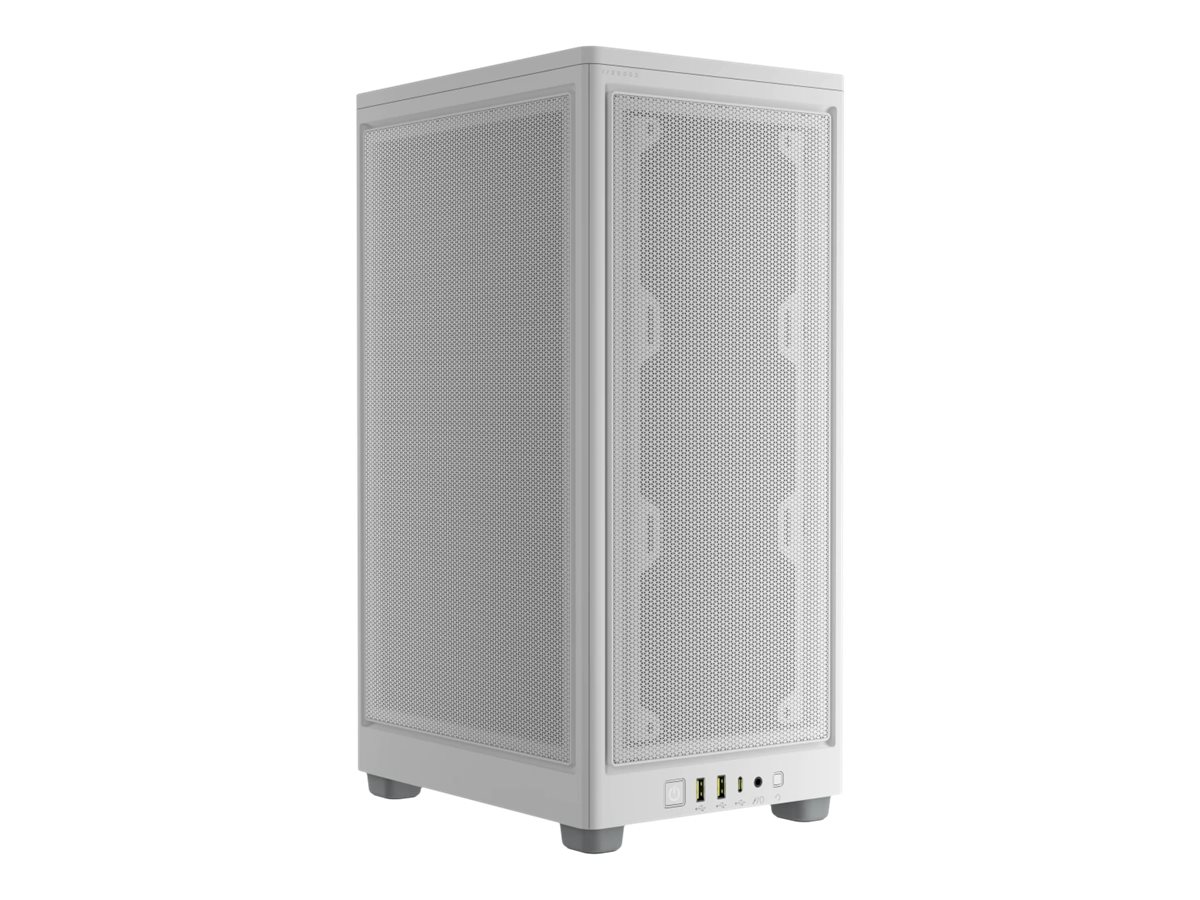 CORSAIR 2000D AIRFLOW Tower Mini ITX Strømforsyning Hvid
