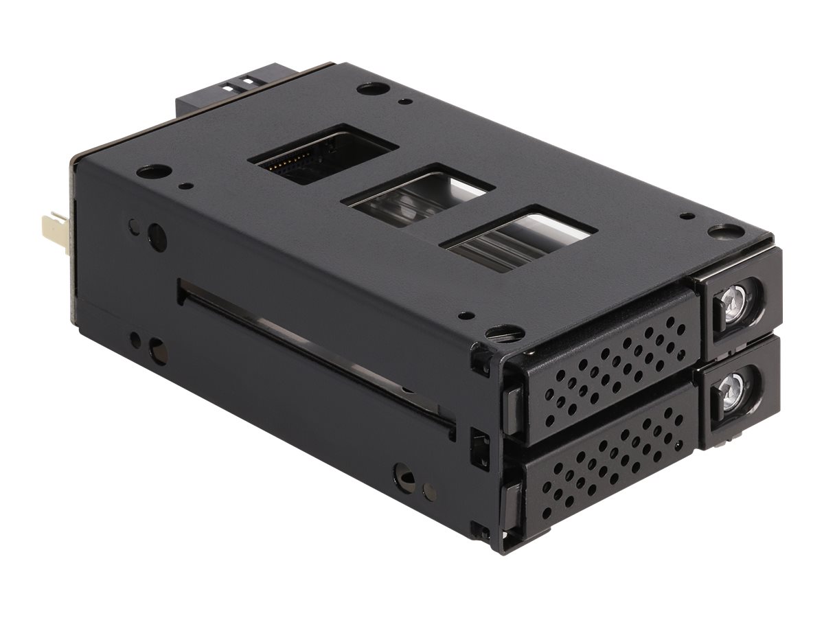 DeLOCK Lagrings mobil rack Sort