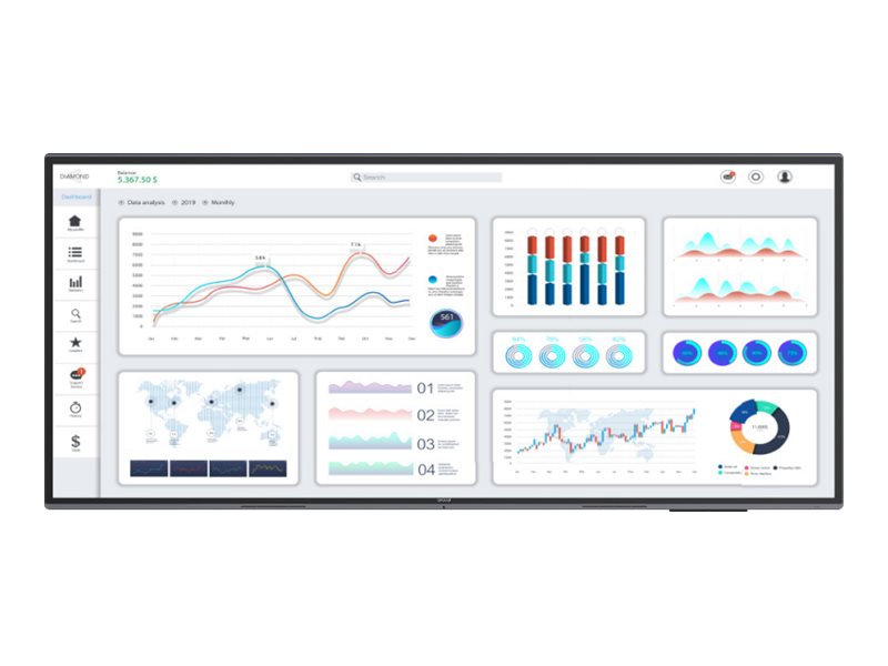 Avocor AVL-1050-T LED-bagbelyst LCD fladt paneldisplay 5120 x 2160 105