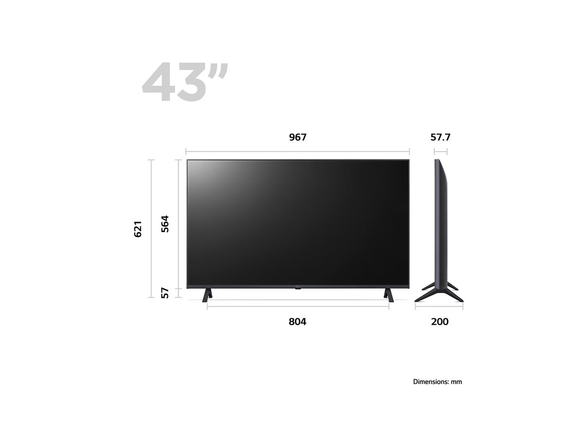 LG 43UR78006LK 43 4K UHD (2160p)