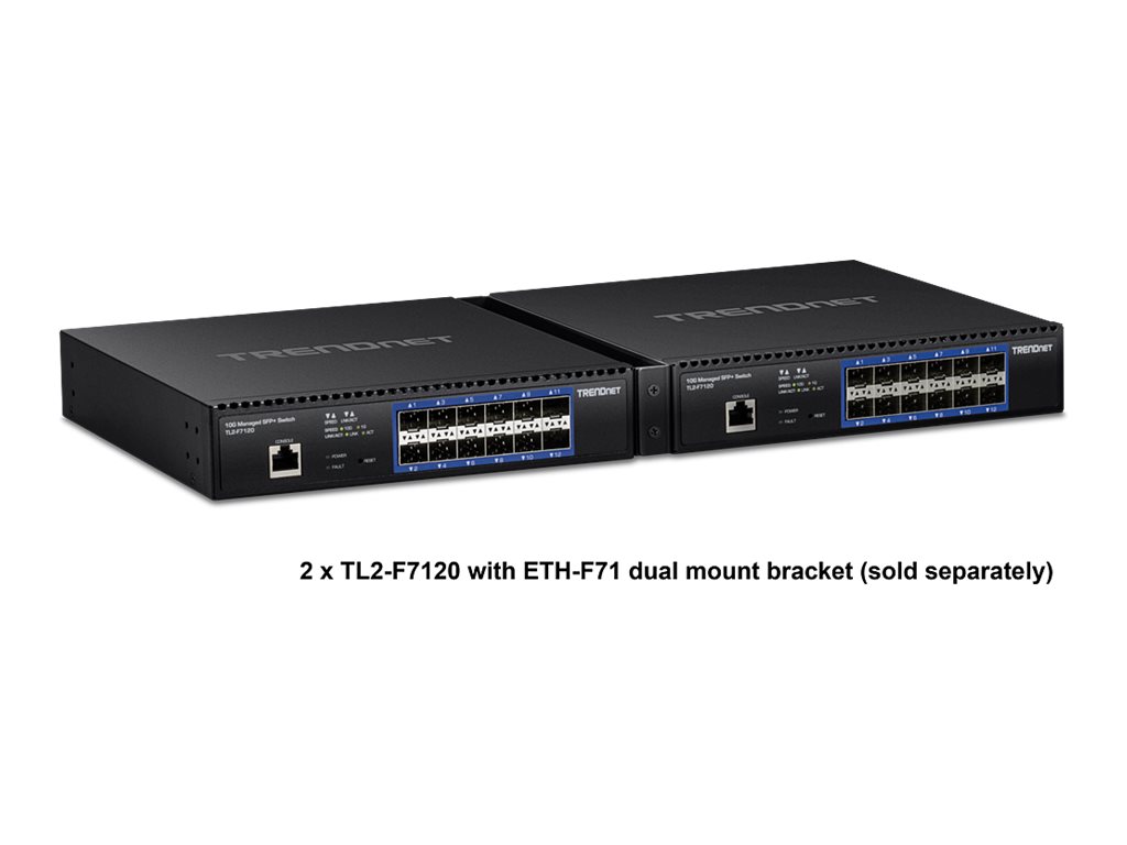 TRENDnet TL2-F7120 Switch 12-porte 10 Gigabit Ethernet