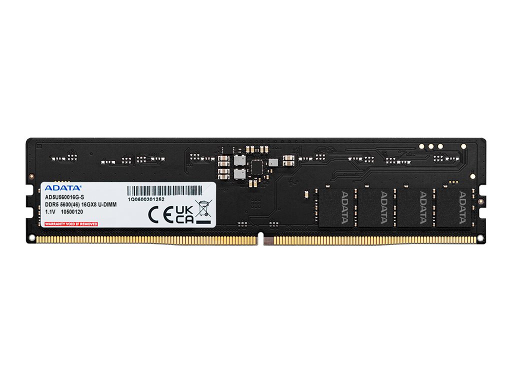 ADATA DDR5 SDRAM 8GB CL46 On-die ECC DIMM 288-PIN