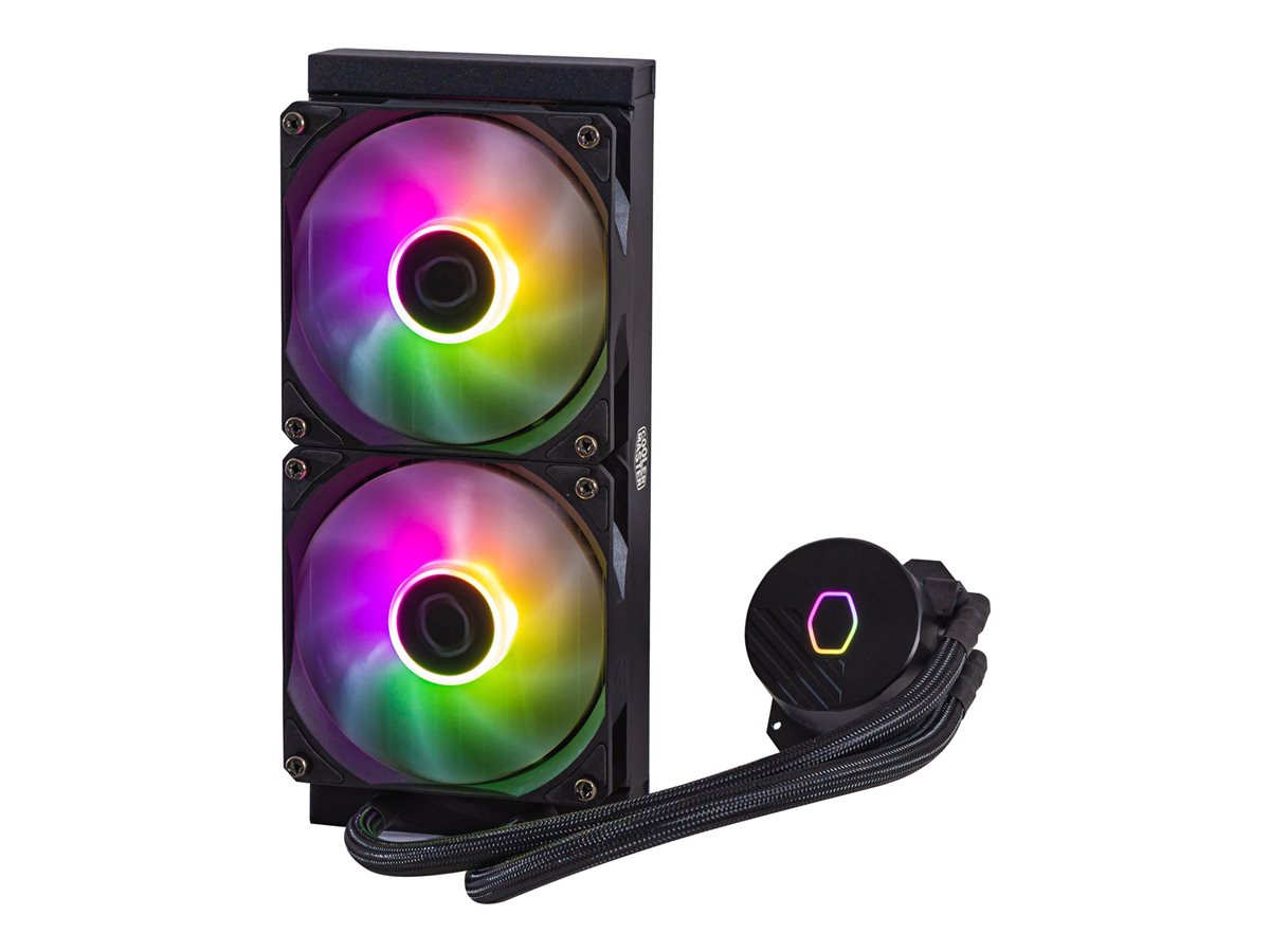 Cooler Master MasterLiquid Lite 240L Core ARGB Vandkøler 1-pack Sort 120 mm