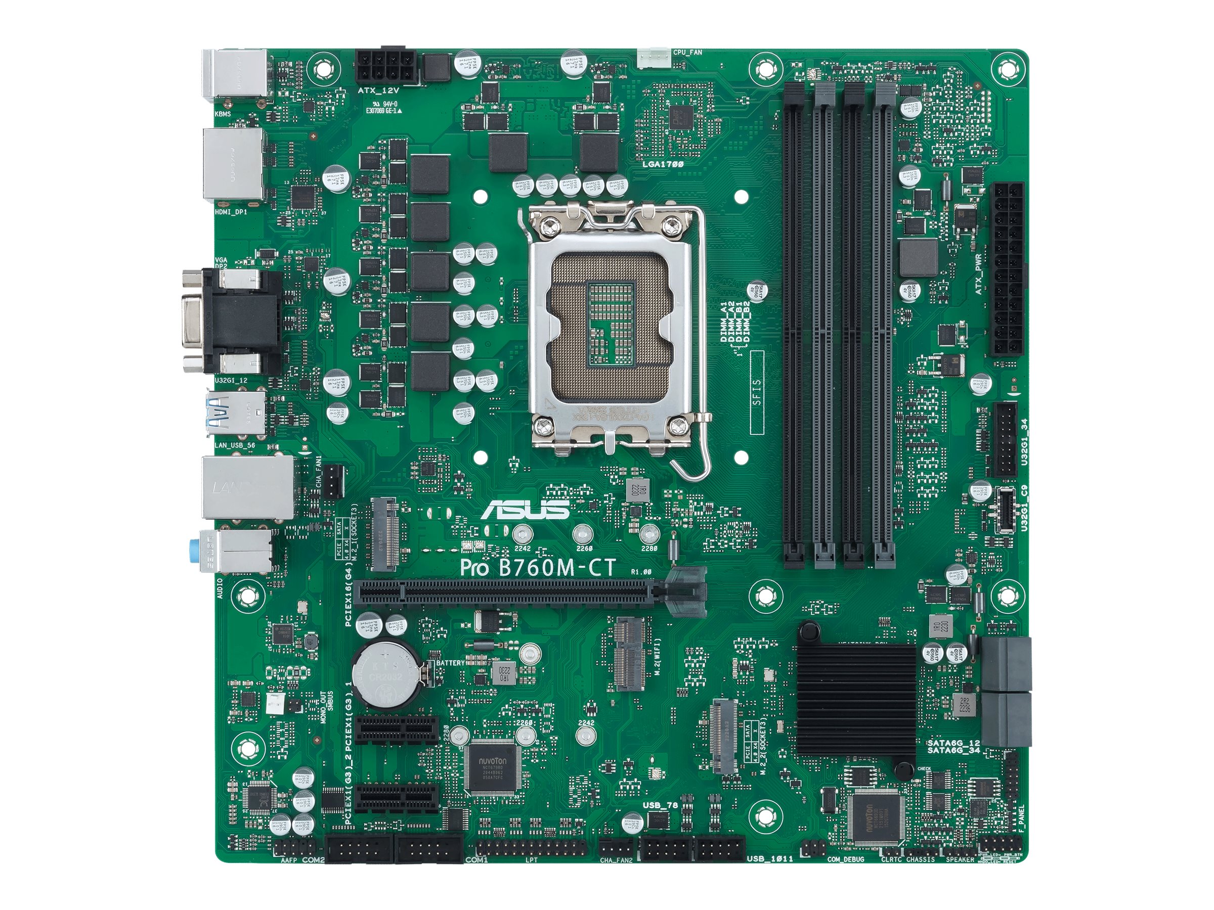 ASUS Pro B760M-CT-CSM Micro-ATX LGA1700 Intel B760