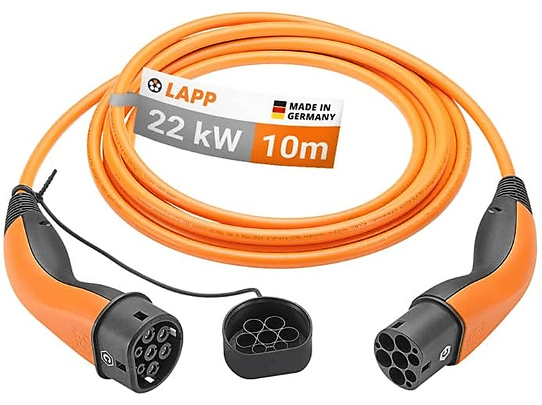 [AI generated title] Lapp Mobility Type 2 Ladekabel Op Til 22 Kw 10 M Orange