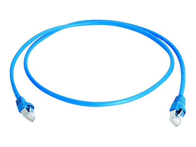 Telegärtner DataVoice Office MP8 FS 500 CAT 6a SFTP, PiMF 3m Patchkabel Blå RAL 5015