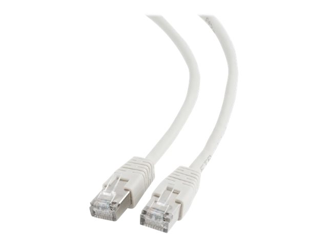 Cablexpert CAT 6 Kabel med folie og kobberfletning (FTP) 2m Patchkabel Hvid