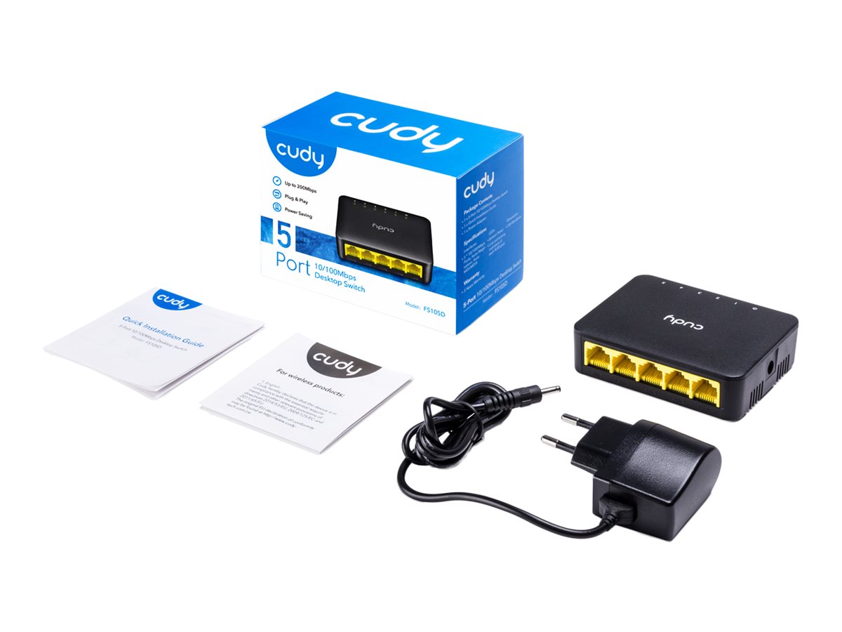 Cudy FS105D Switch 5-porte 10/100
