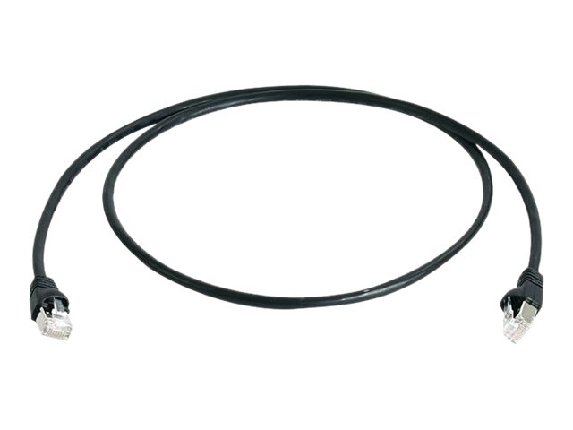 Telegärtner DataVoice Office MP8 FS 500 CAT 6a SFTP, PiMF 10m Patchkabel Sort RAL 9011