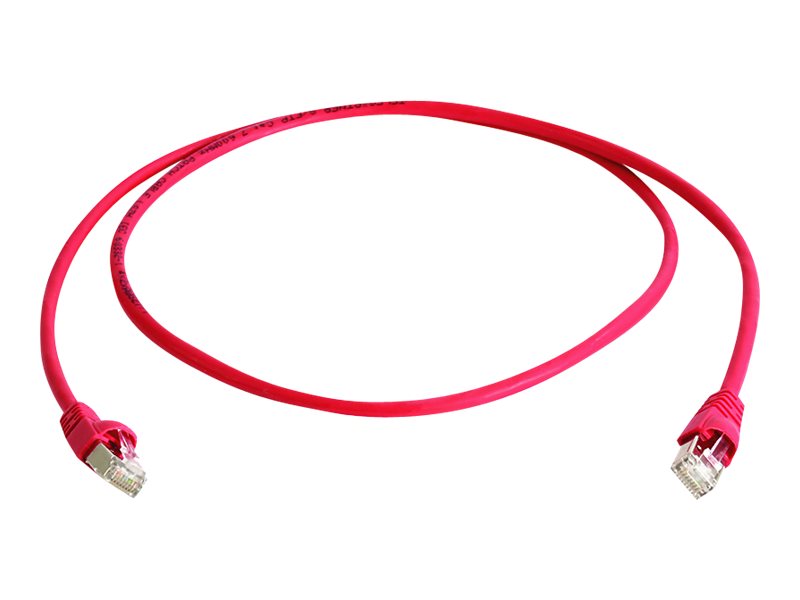 Telegärtner DataVoice Office CAT 6a SFTP, PiMF 3m Patchkabel Rød RAL 3018