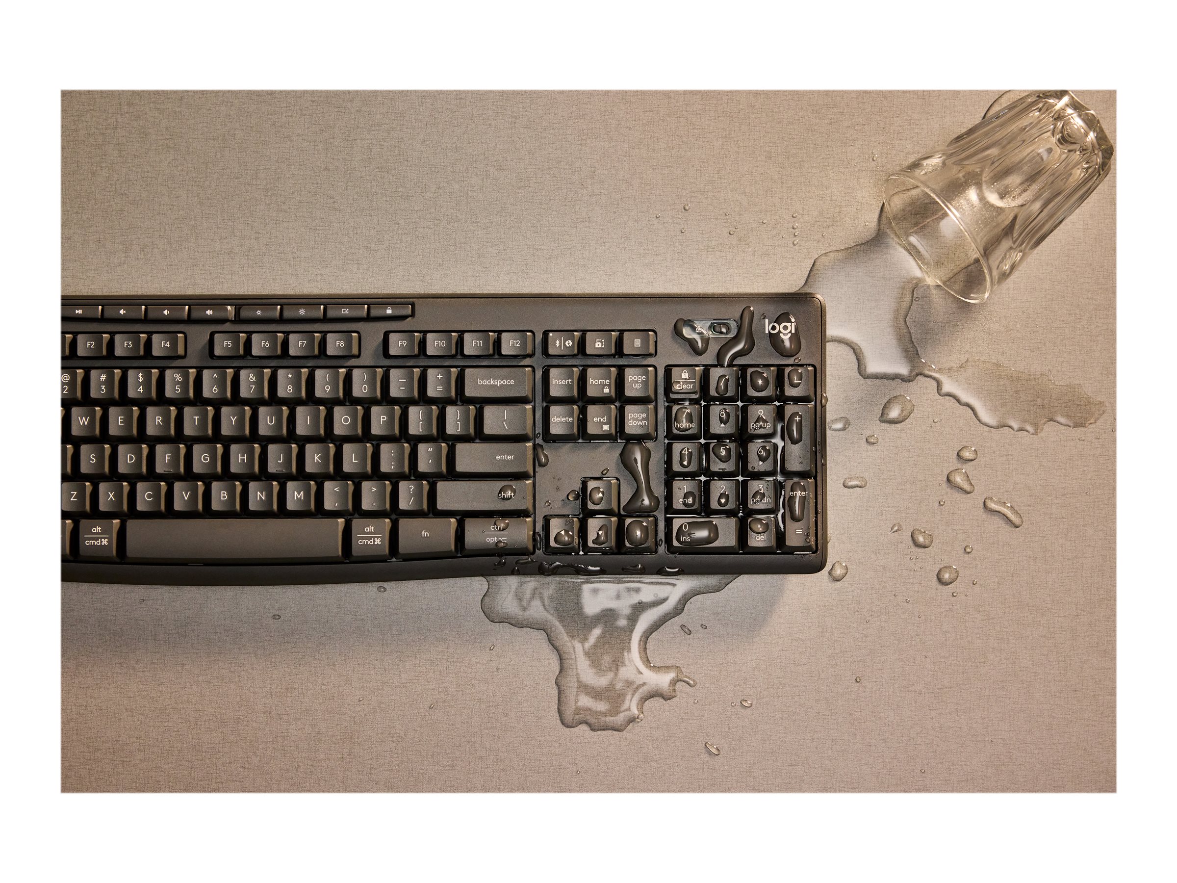 Logitech MK370 Combo for Business Sæt med mus og tastatur Membran/pressestempel Trådløs US International