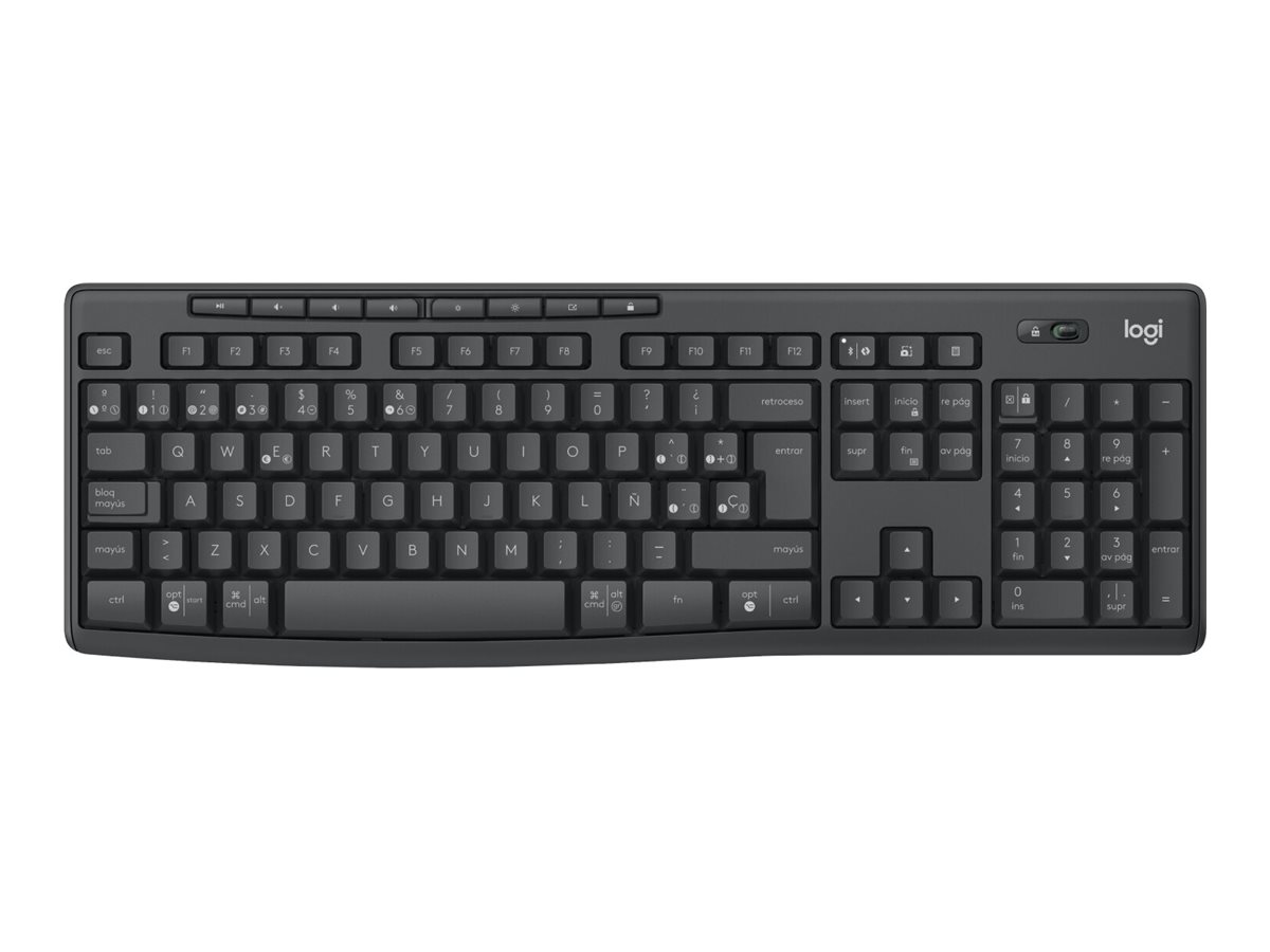 Logitech MK370 Combo for Business Sæt med mus og tastatur Membran/pressestempel Trådløs Nordisk (dansk/finsk/norsk/svensk)