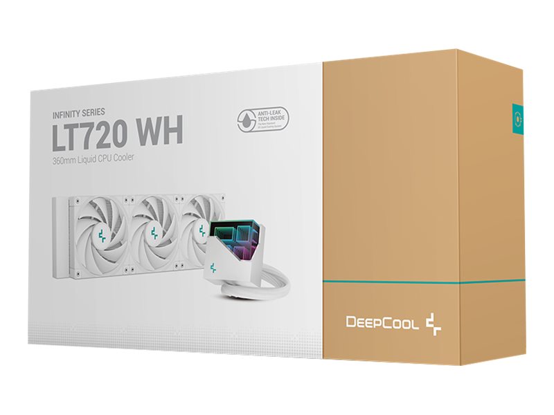 Deepcool LT720 Processors flydende kølesystem 1-pack Hvid 120 mm