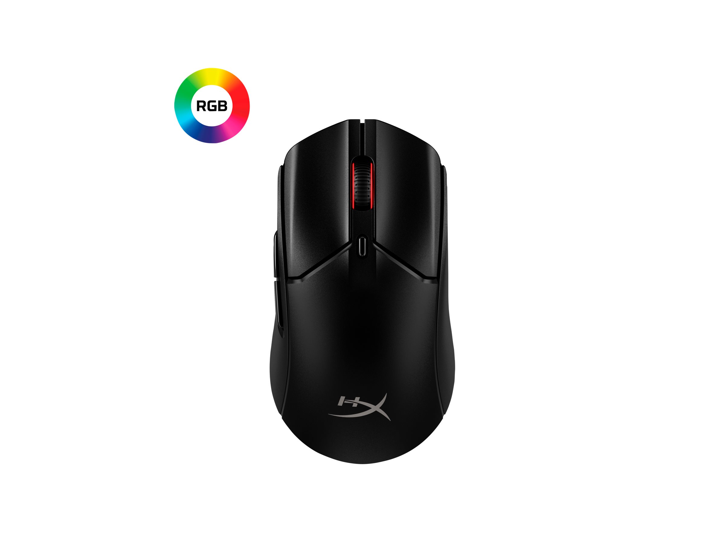 HyperX Pulsefire Haste 2 Optisk Trådløs Kablet Sort