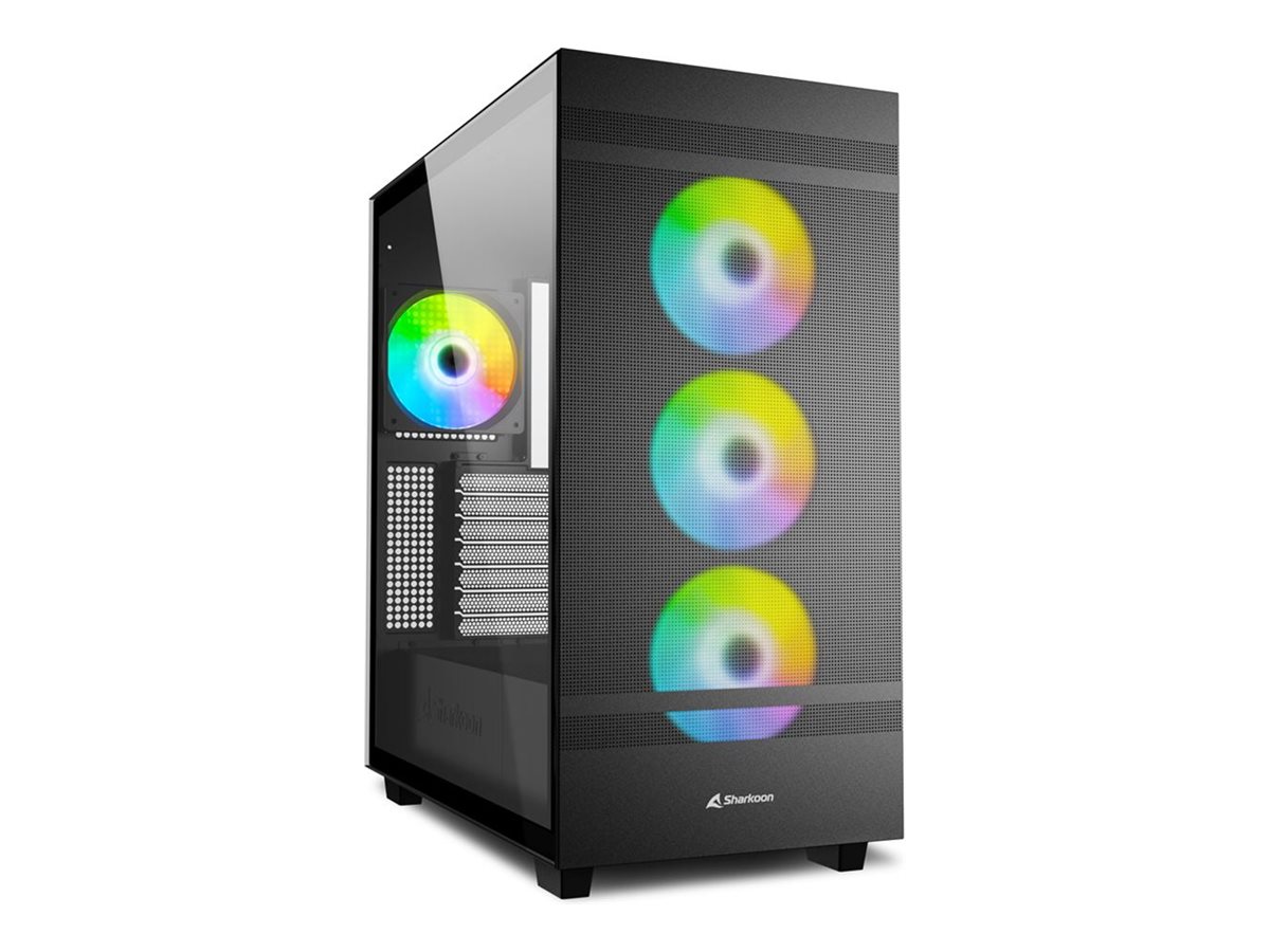 Sharkoon Rebel C50 RGB Tower ATX Sort