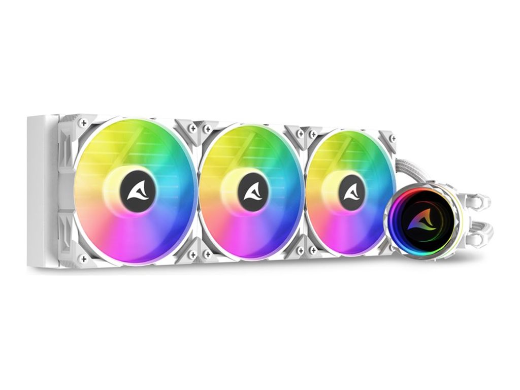 Sharkoon S90 RGB Vandkøler 1-pack Hvid 120 mm