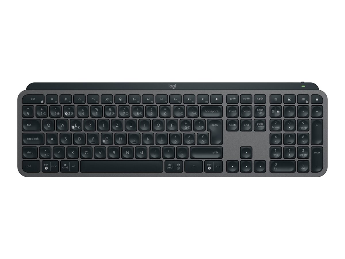 Logitech MX Keys S Tastatur Membran Ja Trådløs Schweizisk