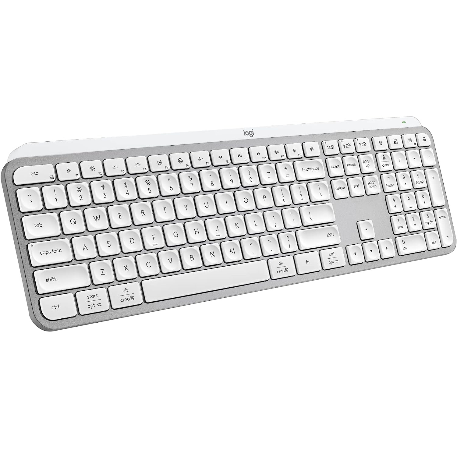 Logitech MX Keys S Membran Tastatur Trådløs Grå (US Layout)