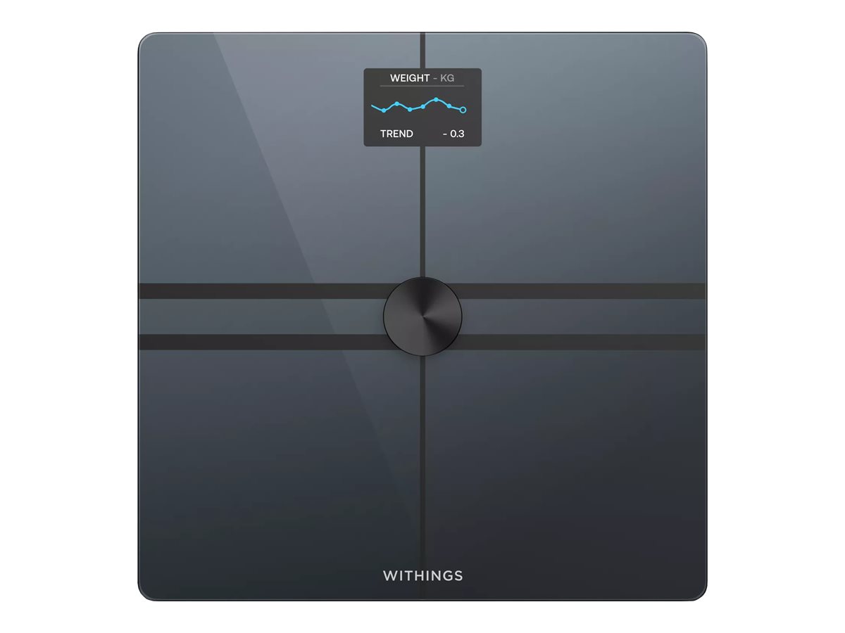 Withings Body Comp Firkant Sort Elektronisk personlig vægt