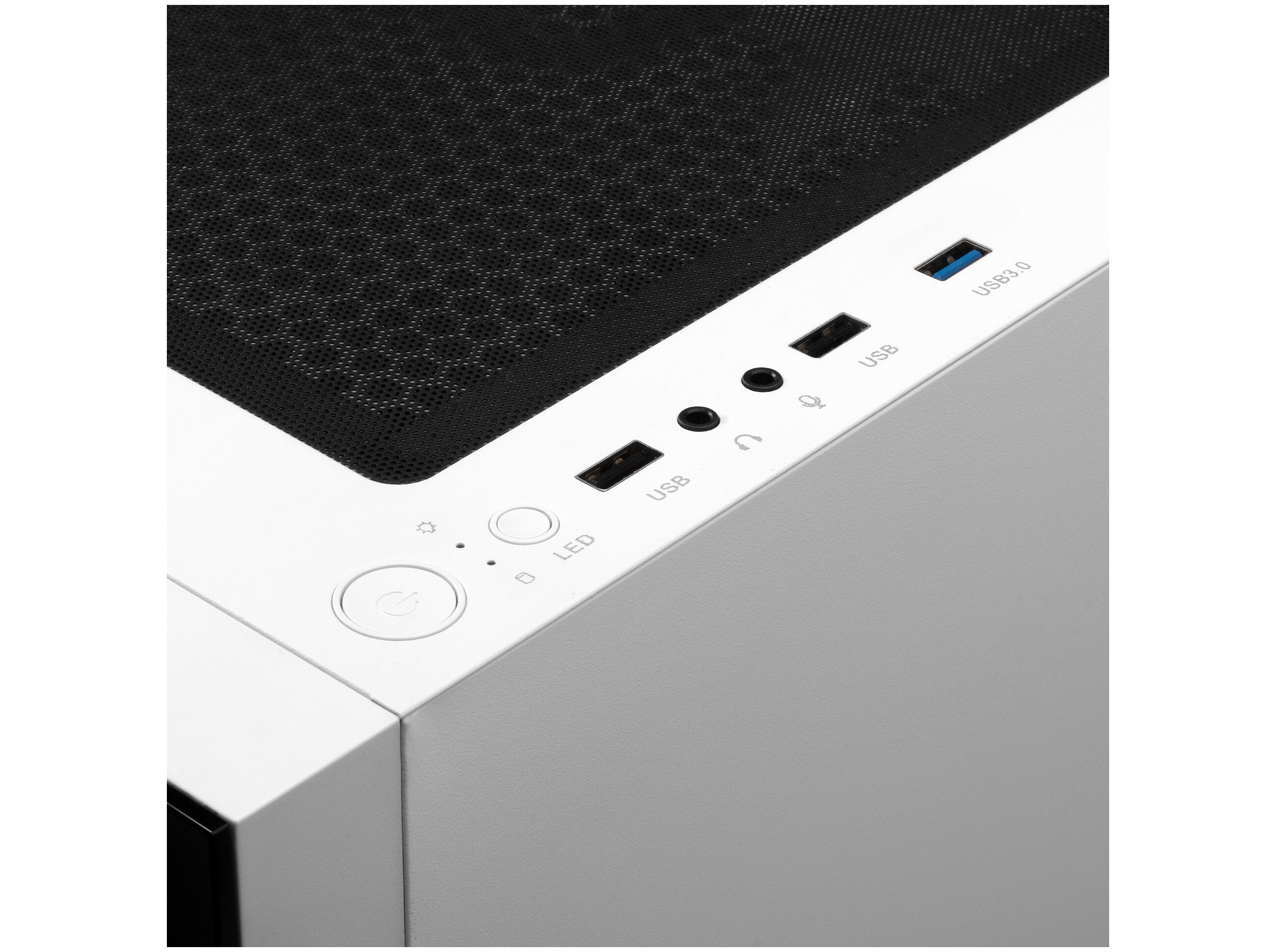 GAMDIAS TALOS E3 WH Tårn ATX Ingen Strømforsyning Hvid