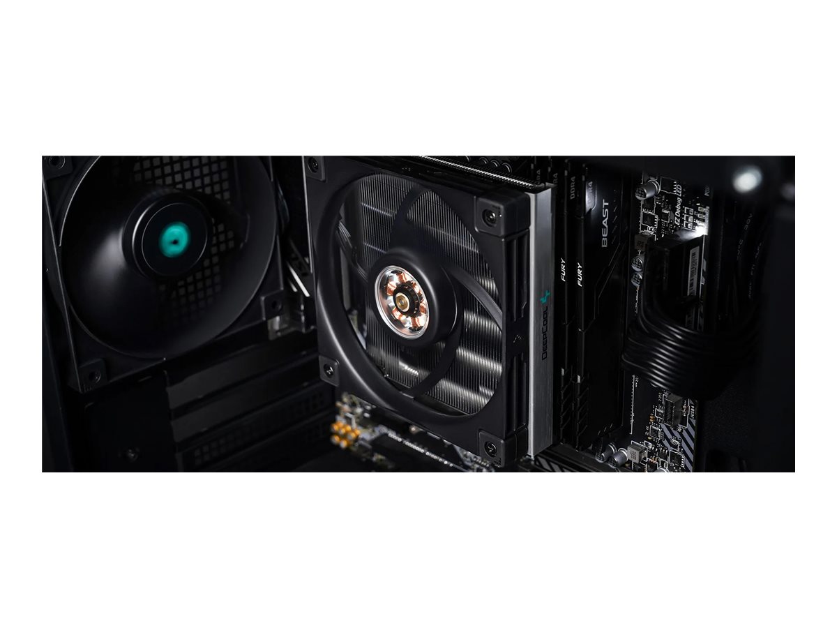 Deepcool AN600 Processor-køler 1-pack Sort Sølv 120 mm