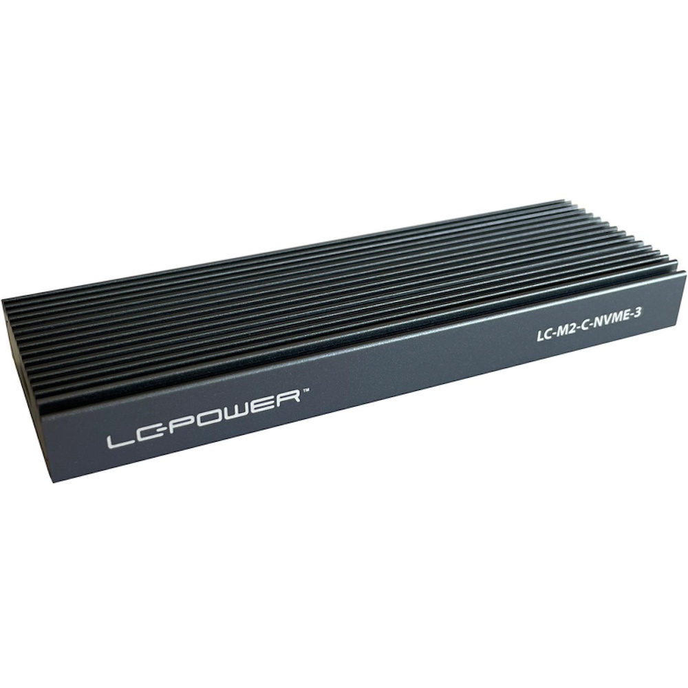 LC-Power LC-M2-C-NVME-3 Ekstern Lagringspakning USB 3.2 (Gen 2x1) M.2 NVMe
