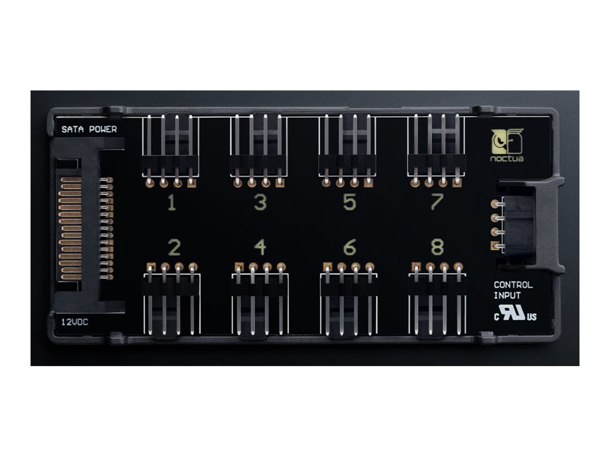 Noctua NA-FH1 Systemblæserhub 1-pack Sort