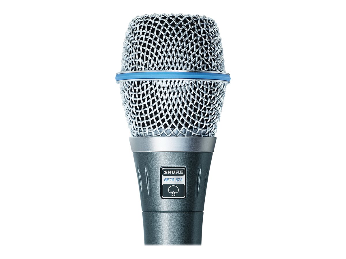 Shure Beta 87A Mikrofon Kablet -52.5dBV/Pascal Blå Sølv
