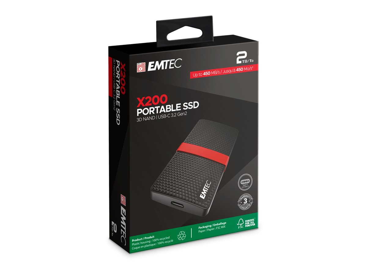 EMTEC SSD X200 2TB USB 3.2 Gen 1