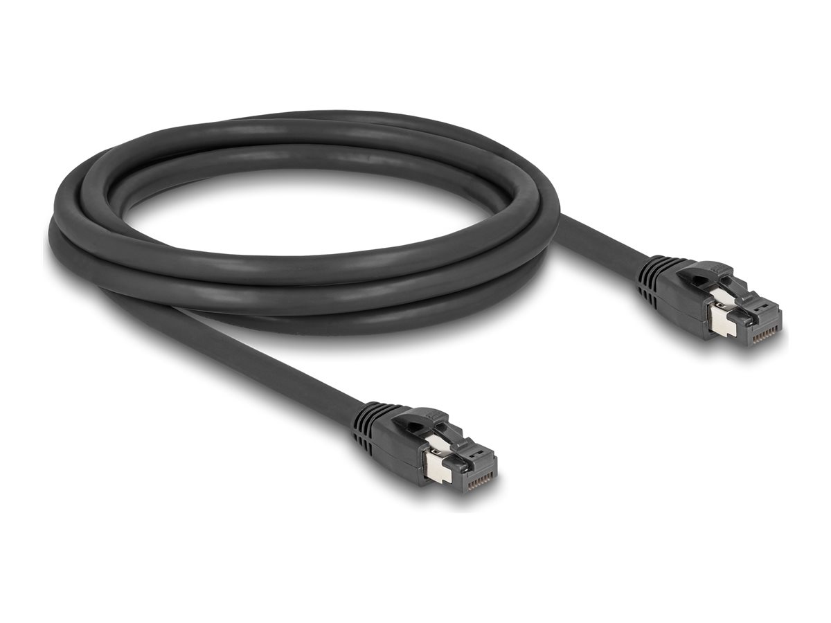 DeLOCK CAT 8.1 SFTP, PiMF 2m Netværkskabel Sort