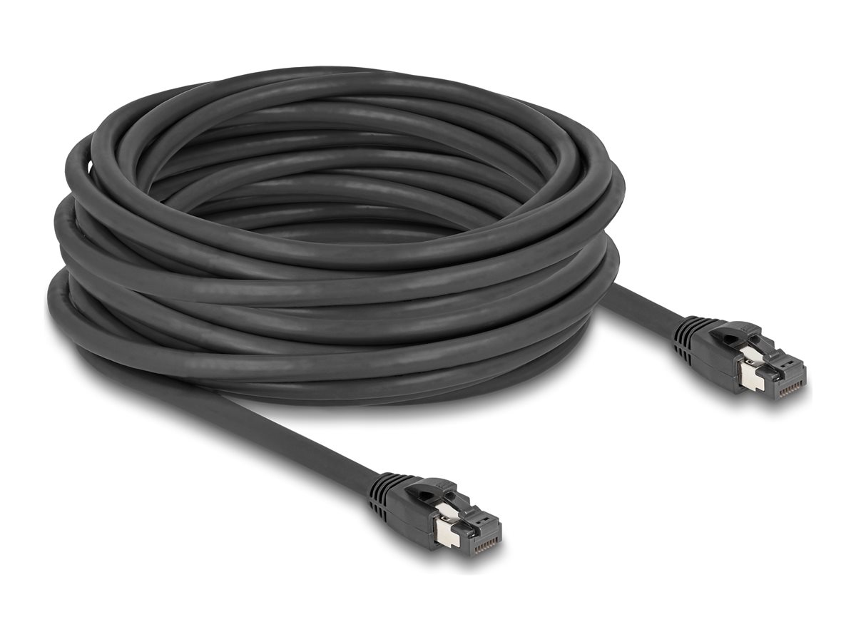 DeLOCK CAT 8.1 S/FTP 10m Netværkskabel Sort