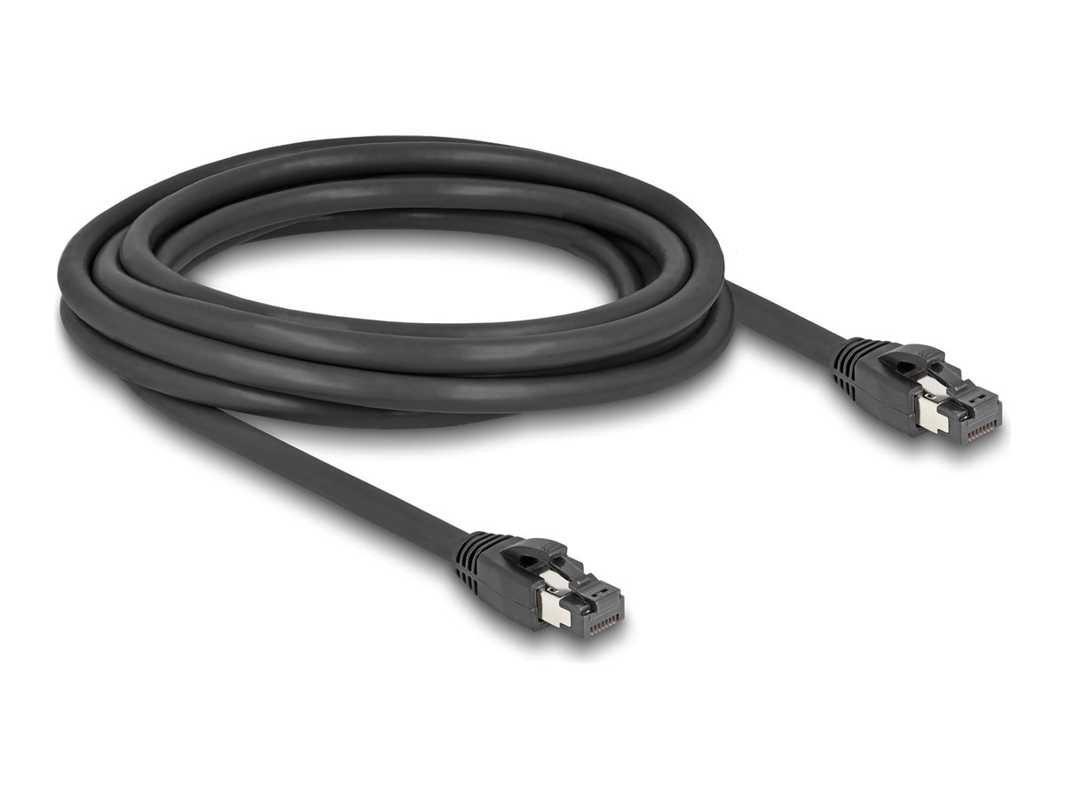 DeLOCK CAT 8.1 SFTP, PiMF 3m Netværkskabel Sort