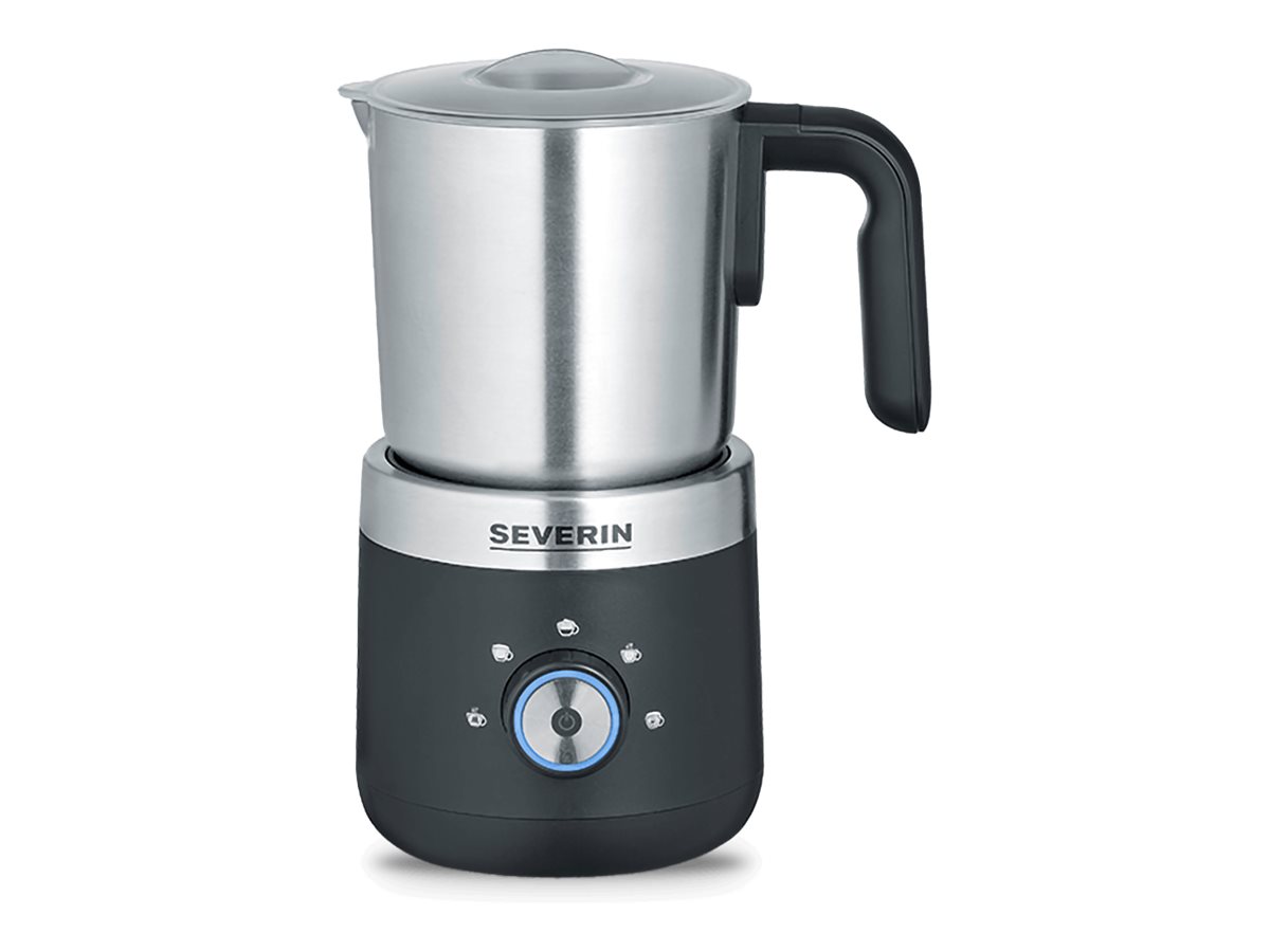 Milkfrother Manuel electrical Black Silver Alloy 0,3L
