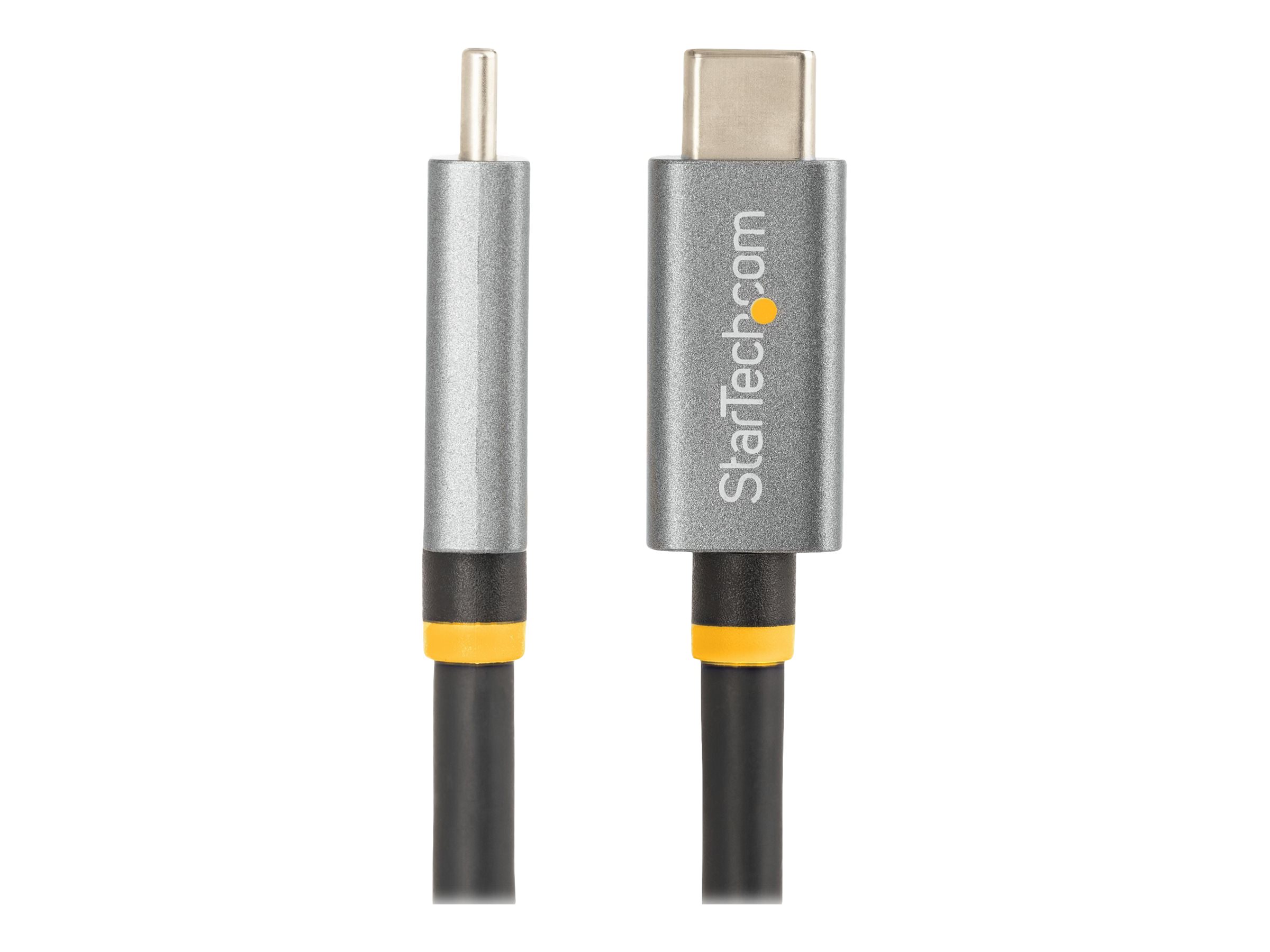 StarTech.com 3ft (1m) USB4 Cable, USB-IF Certified USB-C Cable, 40 Gbps, USB Type-C Data Transfer Cable, 100W Power Delivery, 8K 60Hz, Compatible w/Thunderbolt 4/3/USB 3.2 - USB C to C cable (CC1M-40G-USB-CABLE) USB Type-C kabel 1m Sort