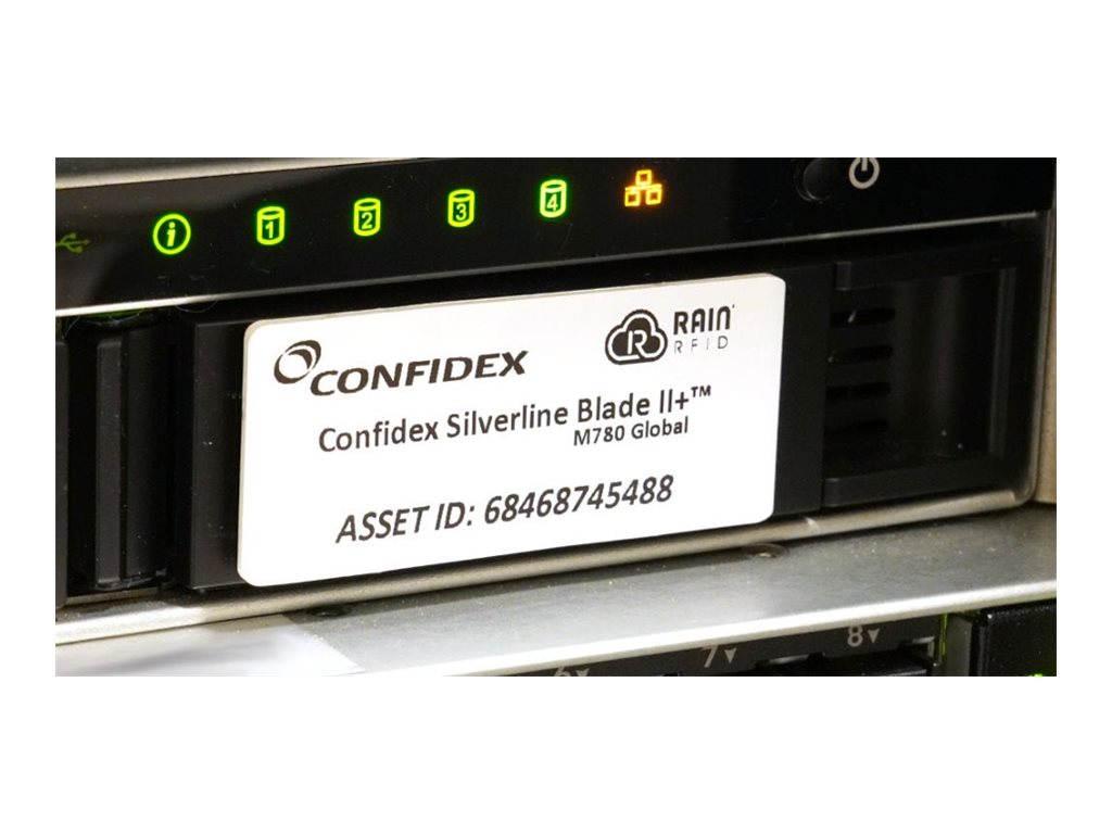 Zebra Confidex Silverline Blade II+ M780 Global RFID-etiketter 60 x 25 mm 400stk.