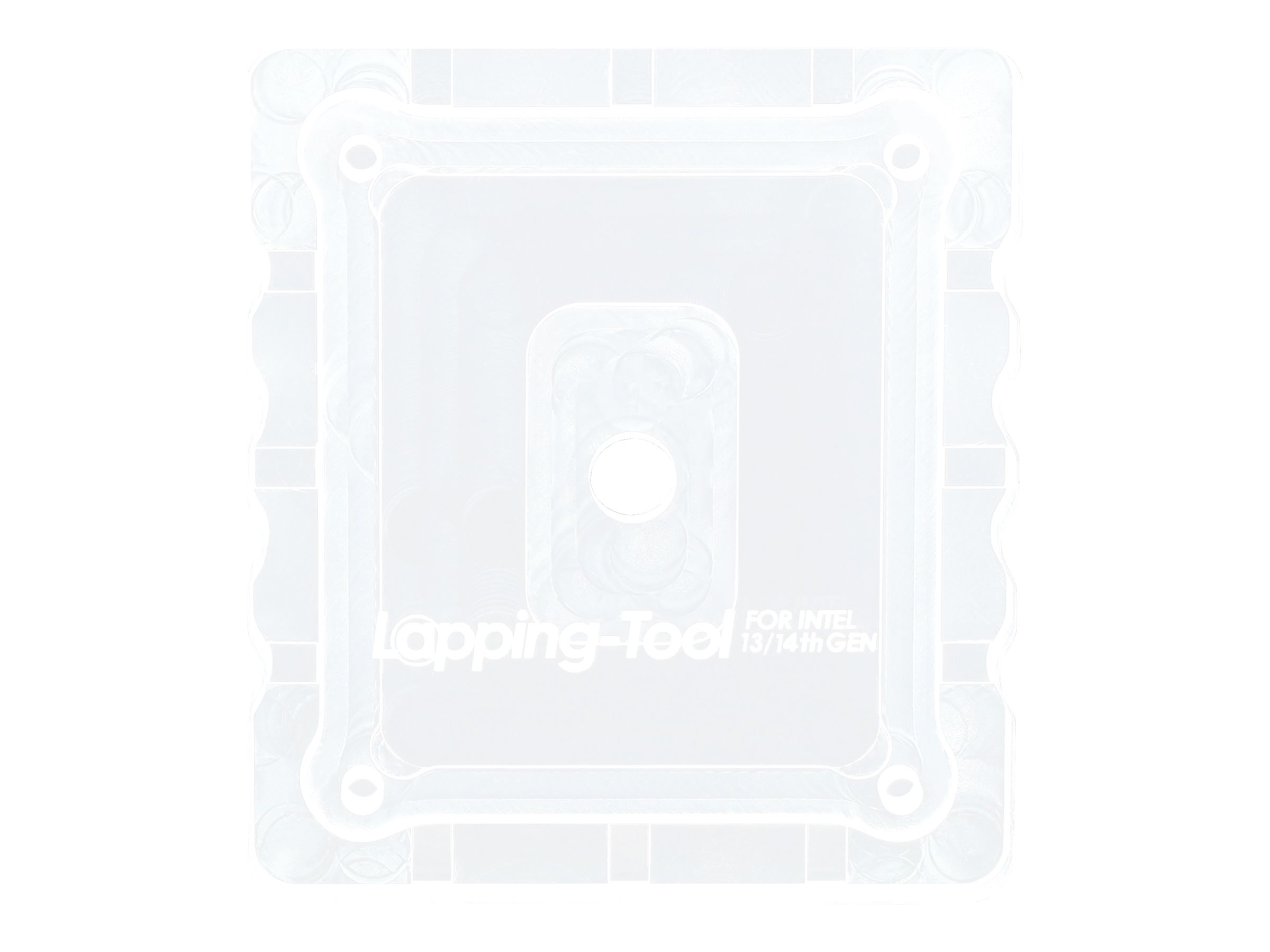 Thermal Grizzly Heatspreader lapping tool 1-pack Transparent