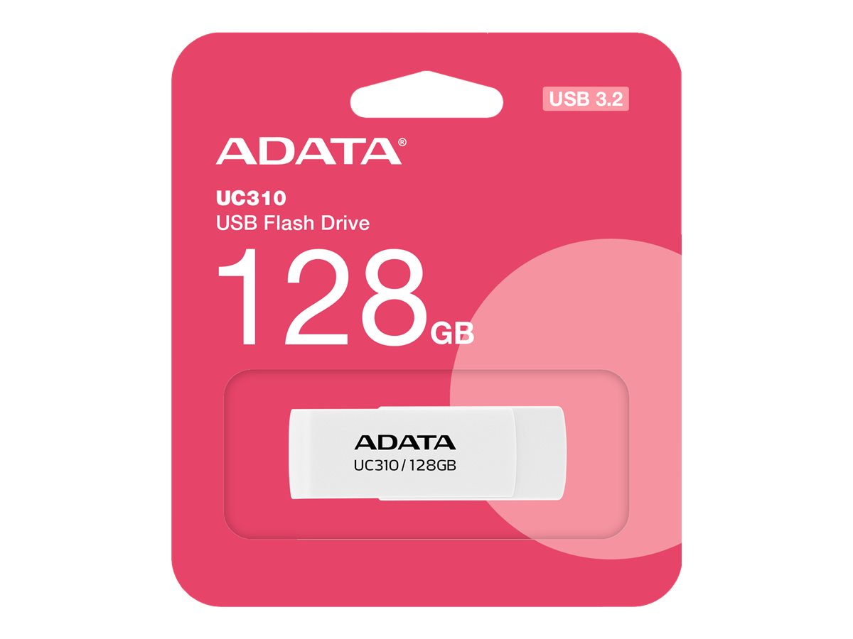 ADATA UC310 128GB USB 3.2 Gen 1 USB stick White