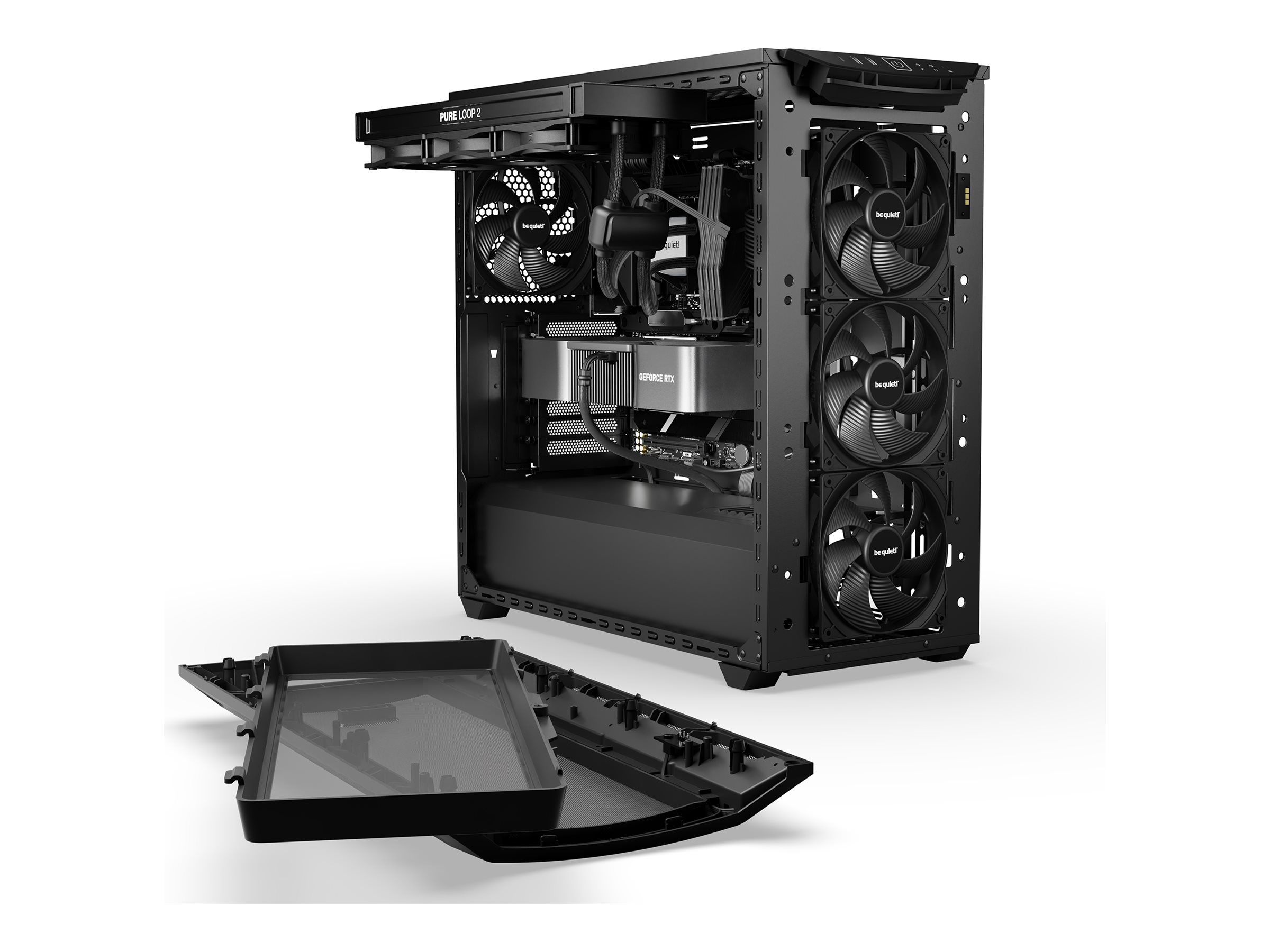 be quiet! Tower Udvidet ATX Sort