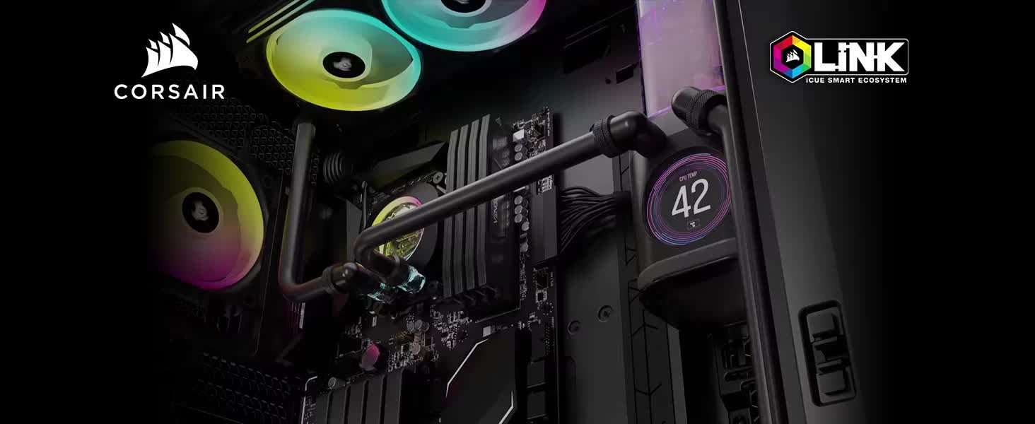 CORSAIR iCUE Link Hybrid water cooler