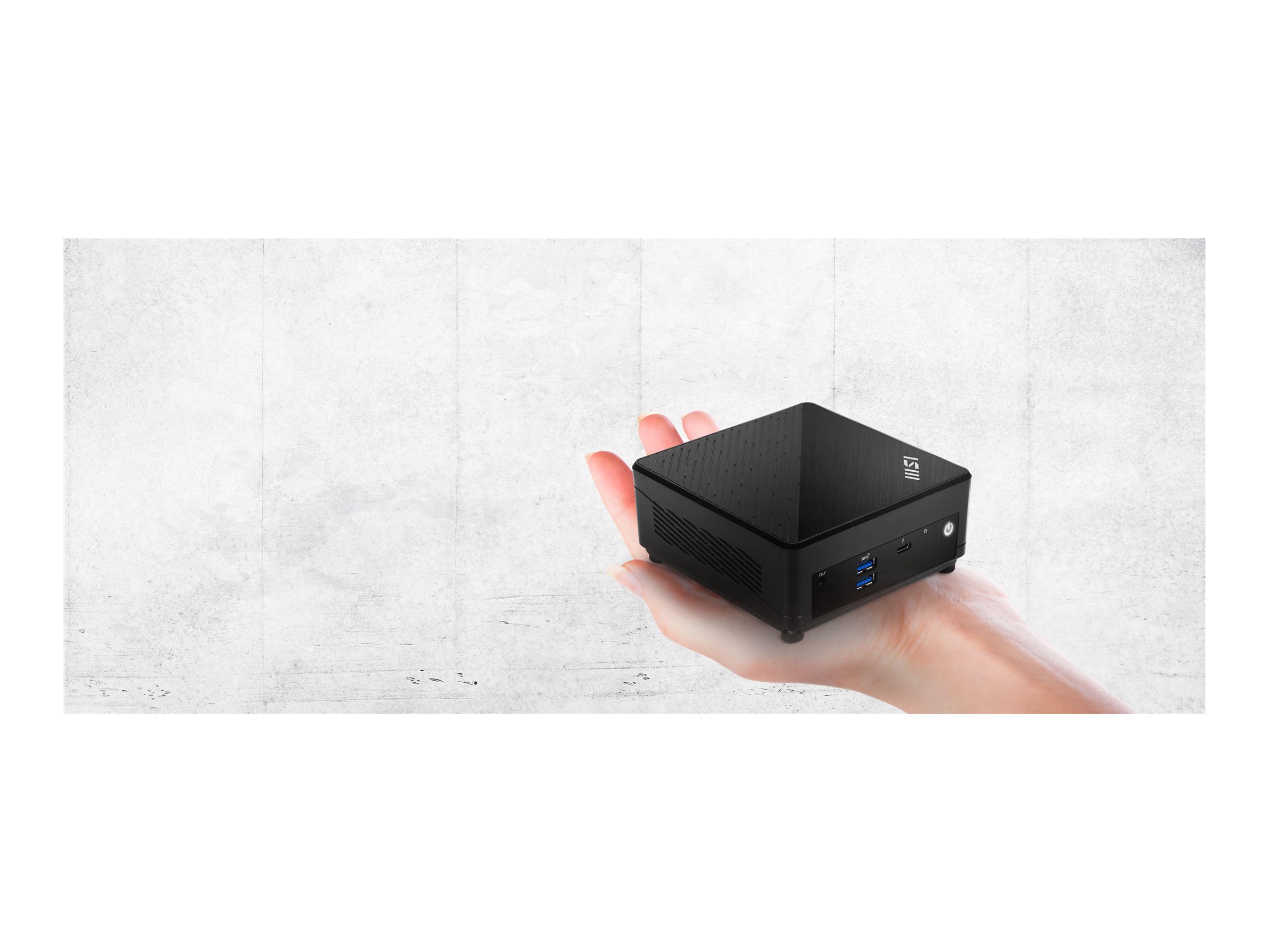 MSI Cubi 5 12M 001BEU Mini PC Core i7 I7-1255U 0GB 0GB Intel Iris Xe Graphics No-OS