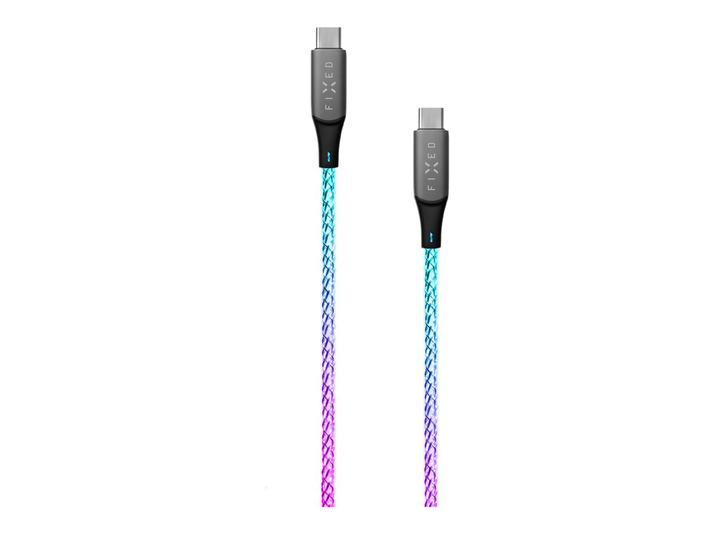 FIXED USB Type-C kabel 1.2m Flerfarvet
