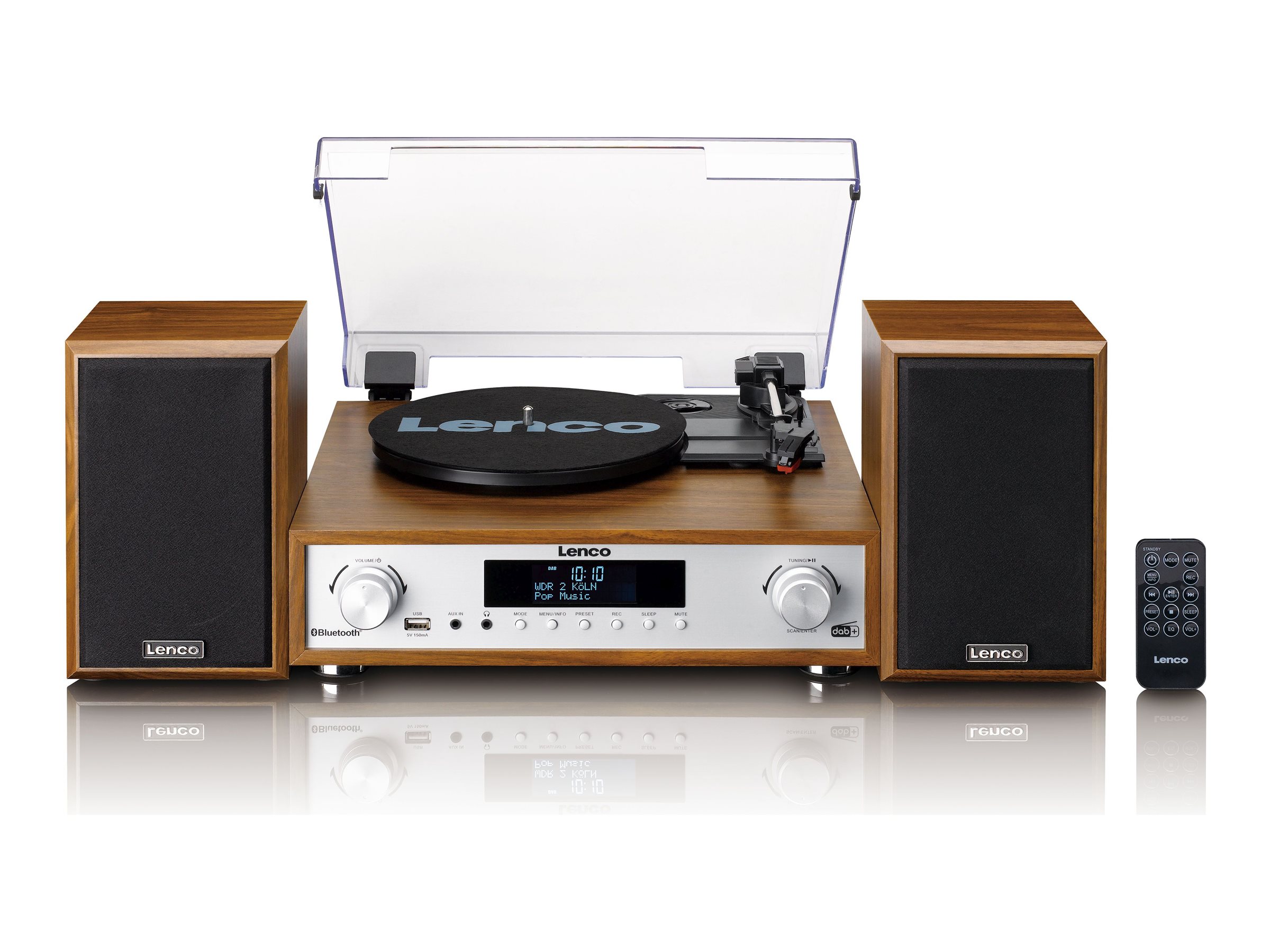 Lenco MC-160 DAB radio Pladespiller Radio 20Watt