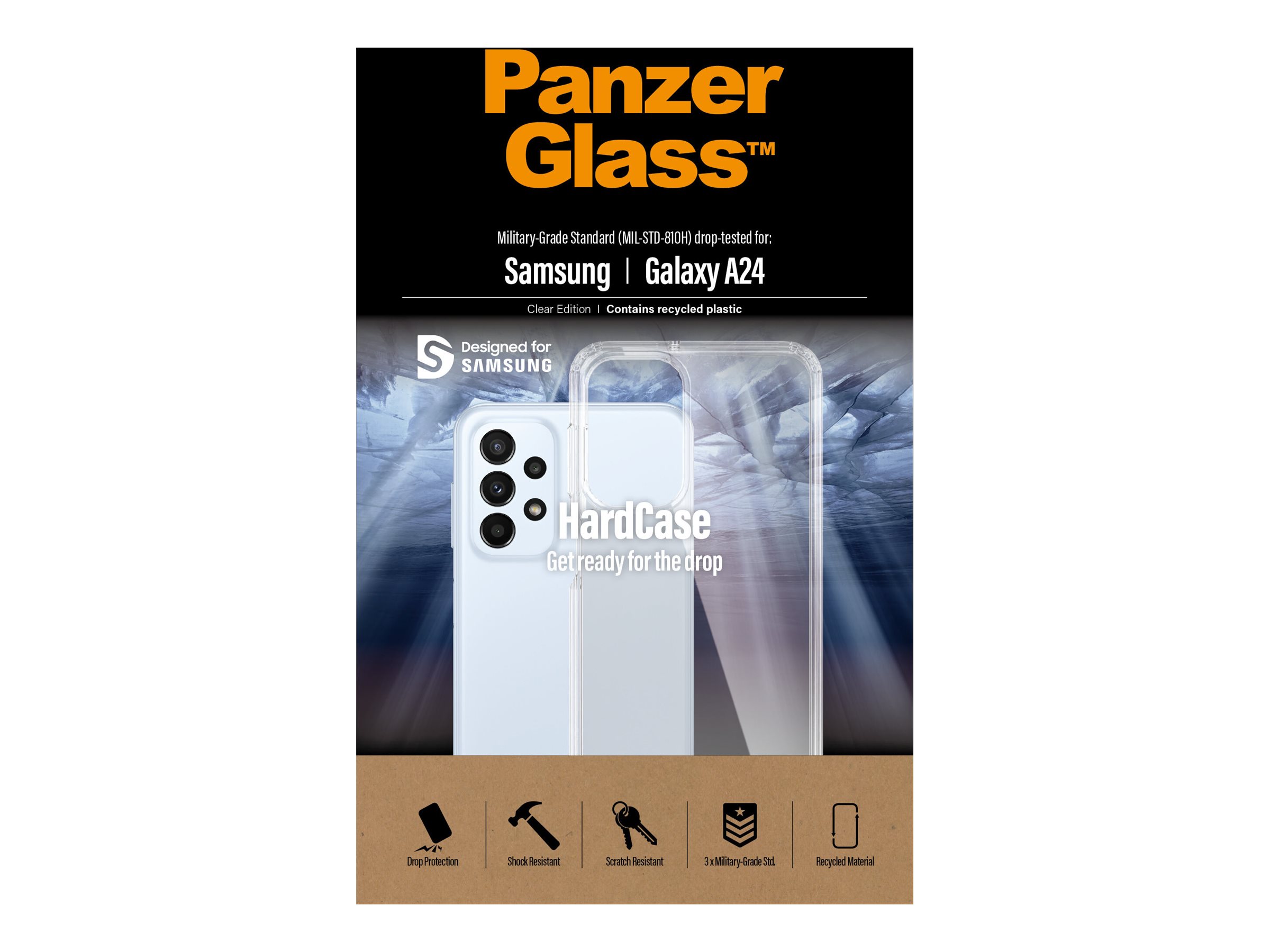 PanzerGlass HardCase Transparent Samsung Galaxy A24 Beskyttelsescover Transparent Samsung Galaxy A24